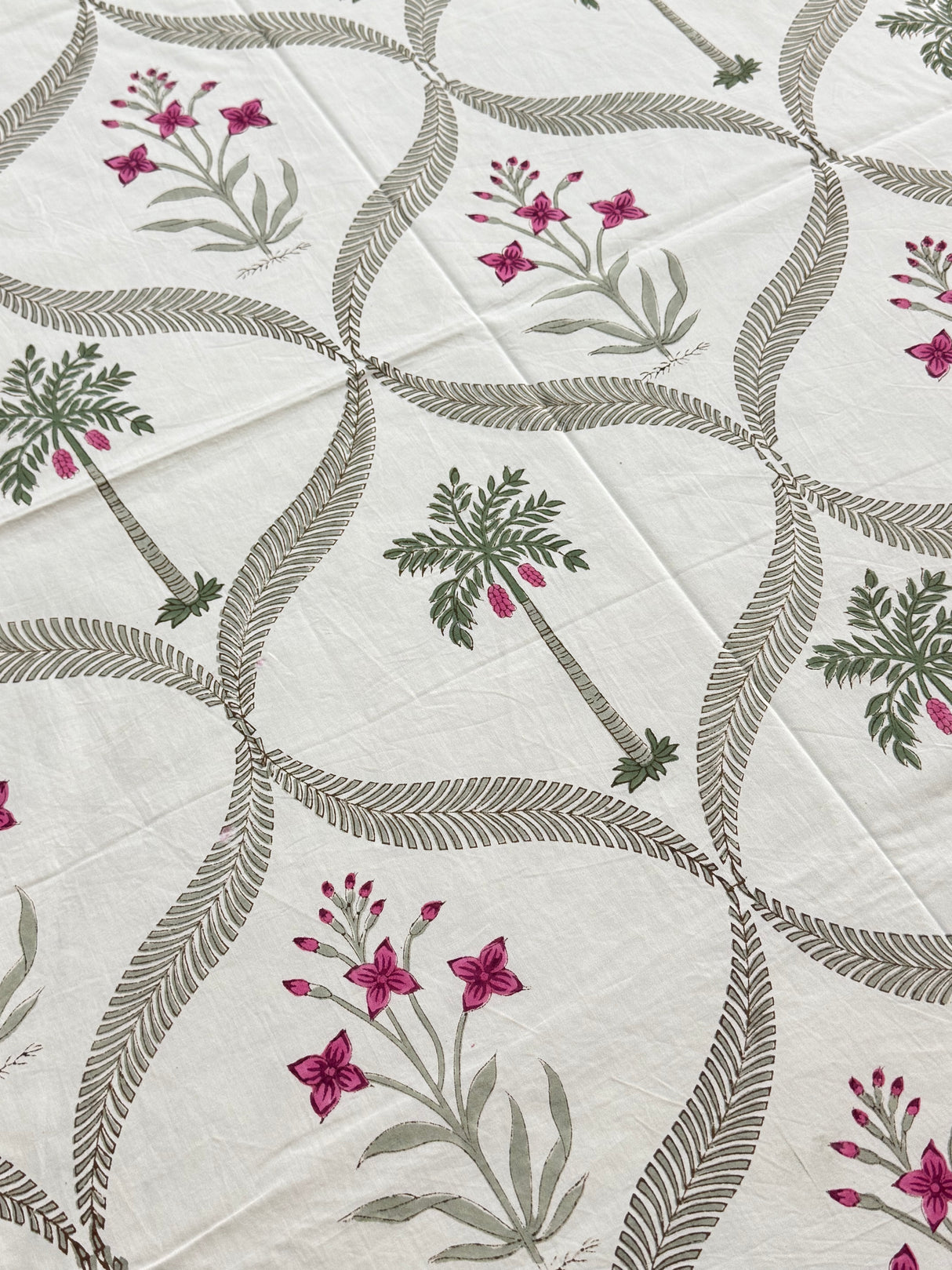 Blockprint Bedsheet & Quilt Set