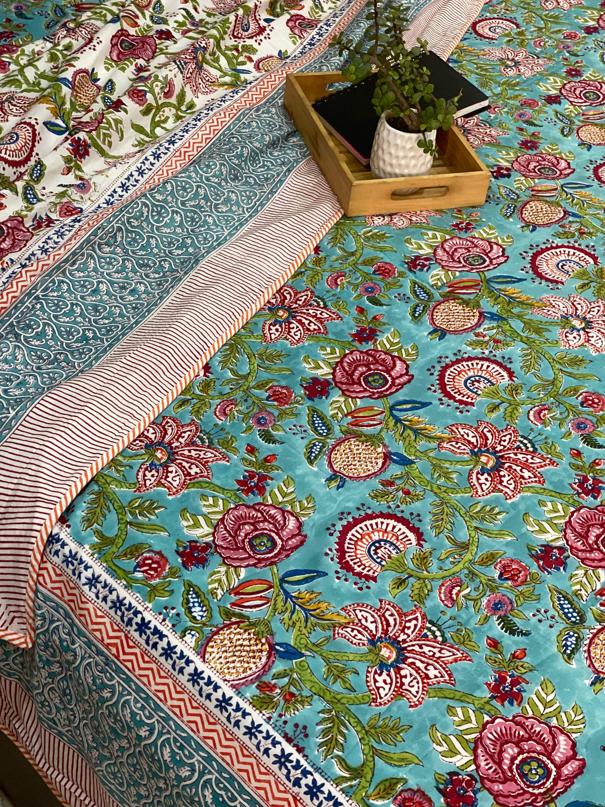Blockprint Cotton Dohar