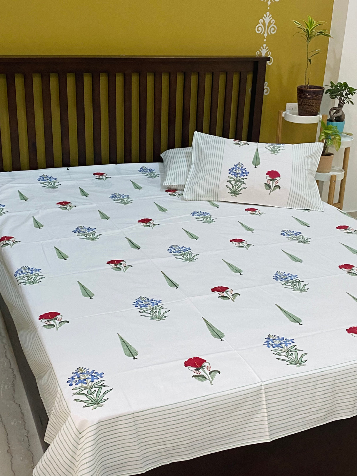Blockprint Cotton Bedsheet