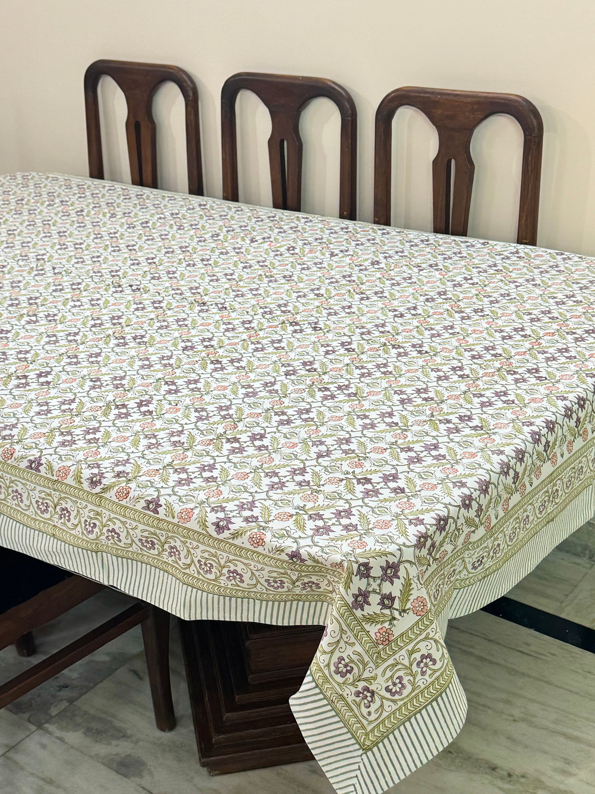 Blockprint Table Cloth 8 Seater (108*60 inches)