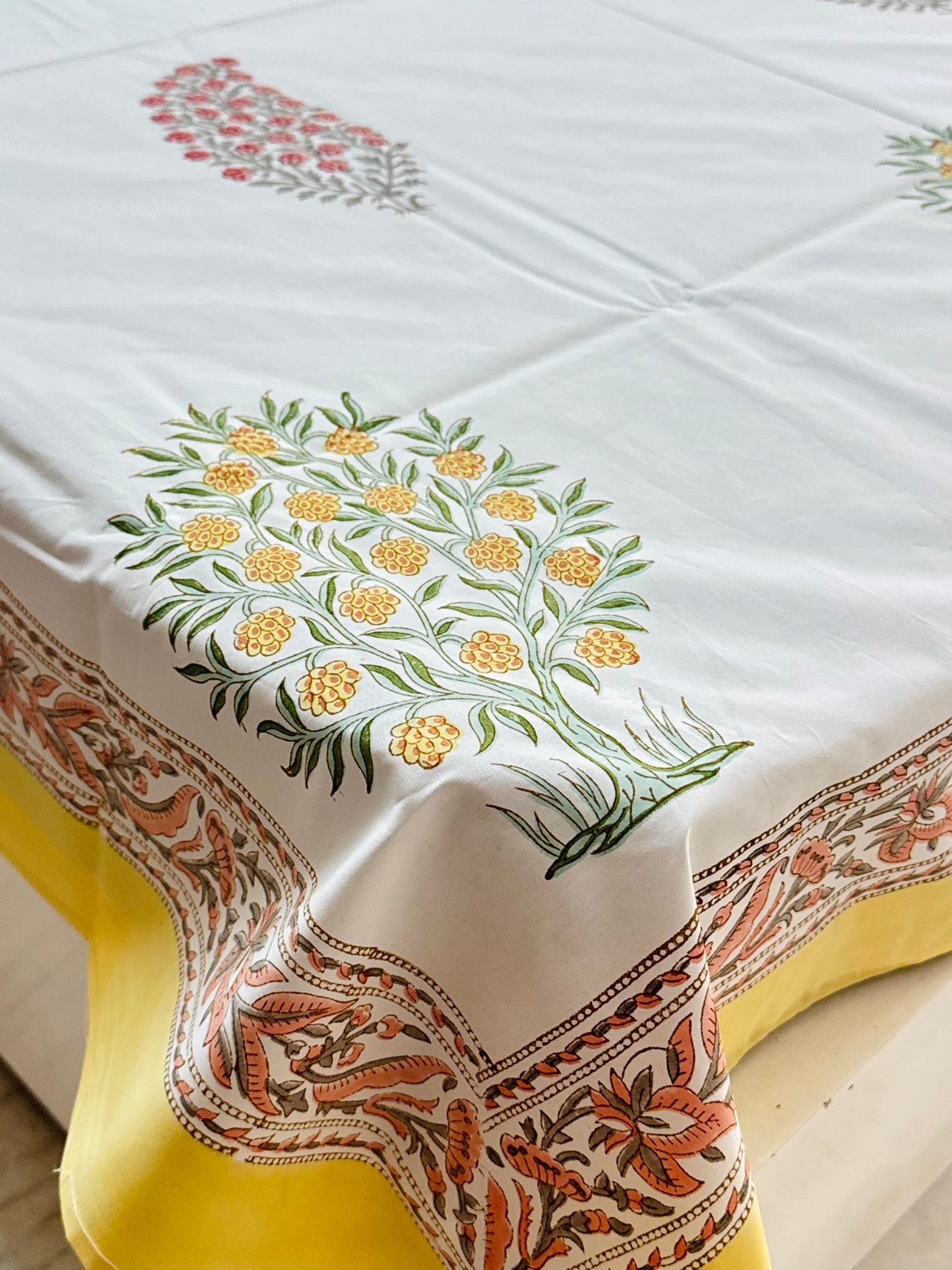 Blockprint Cotton Bedsheet