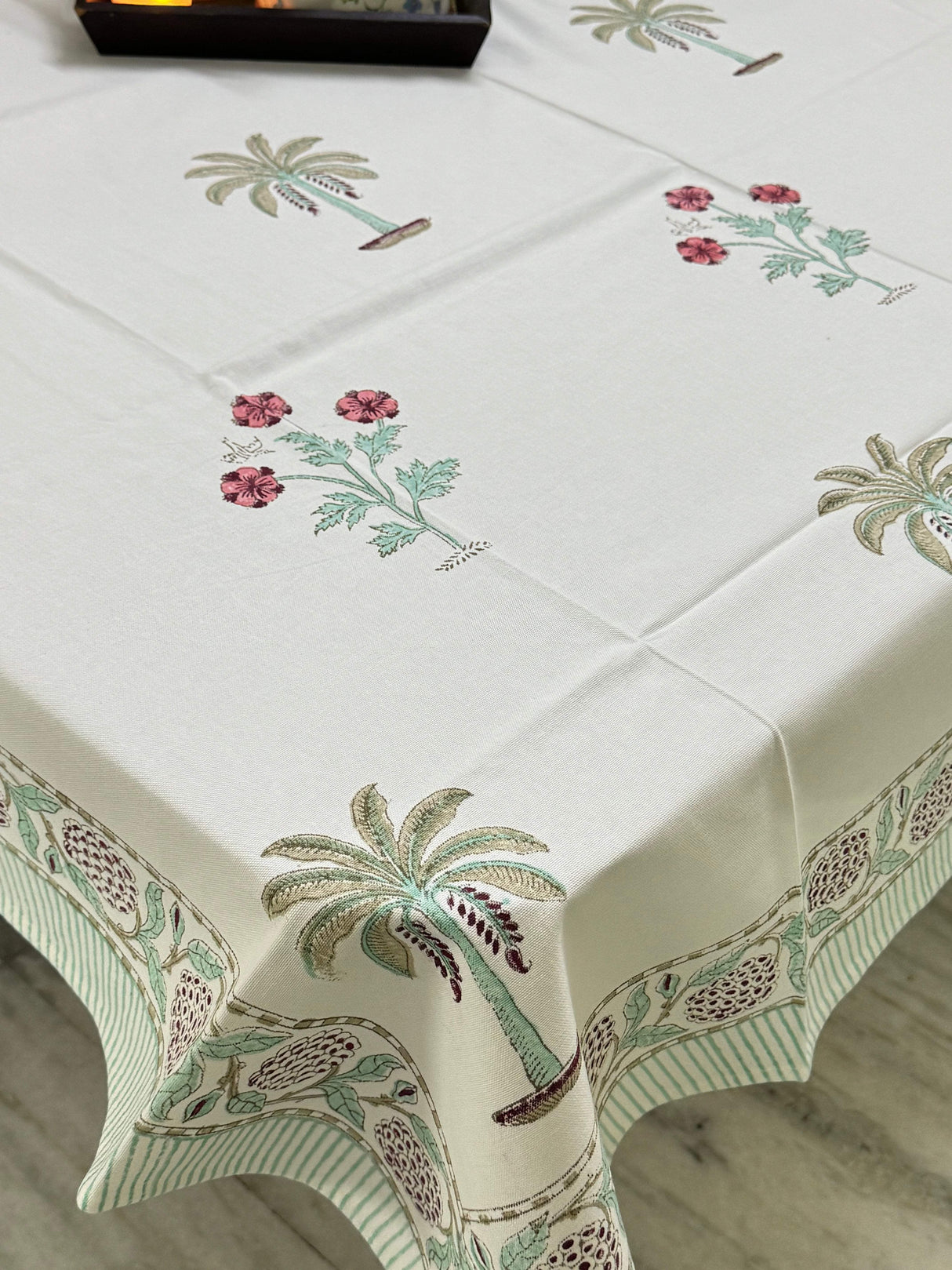 Blockprint Table Cloth 8 Seater (108*60 inches)