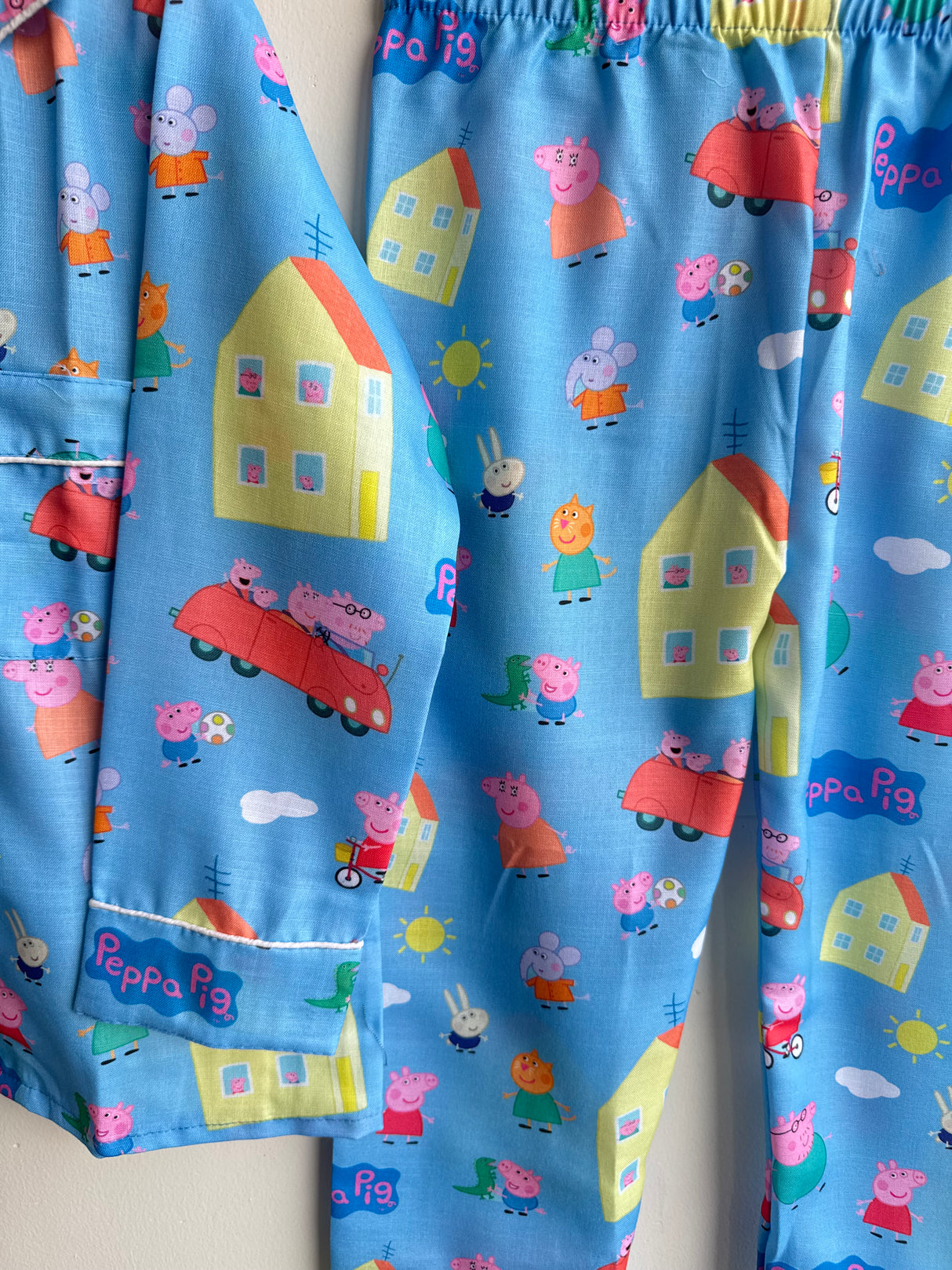 Blue Peppa Pig Family Kids Night Suit Set