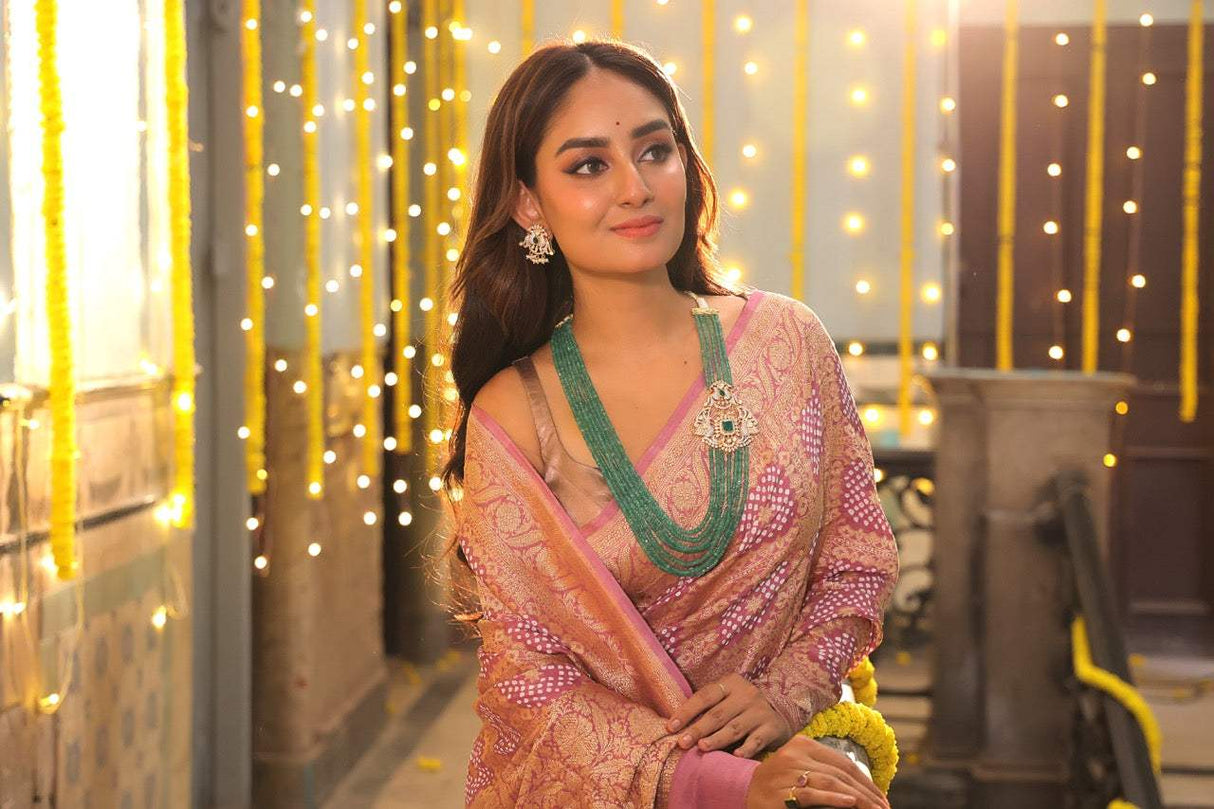 The Maharani’s Charm - Very Exclusive Necklace and Earrings made using 92.5 Silver