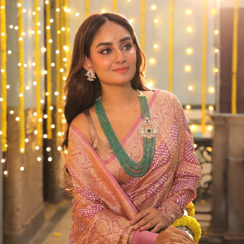 The Maharani’s Charm - Very Exclusive Necklace and Earrings made using 92.5 Silver