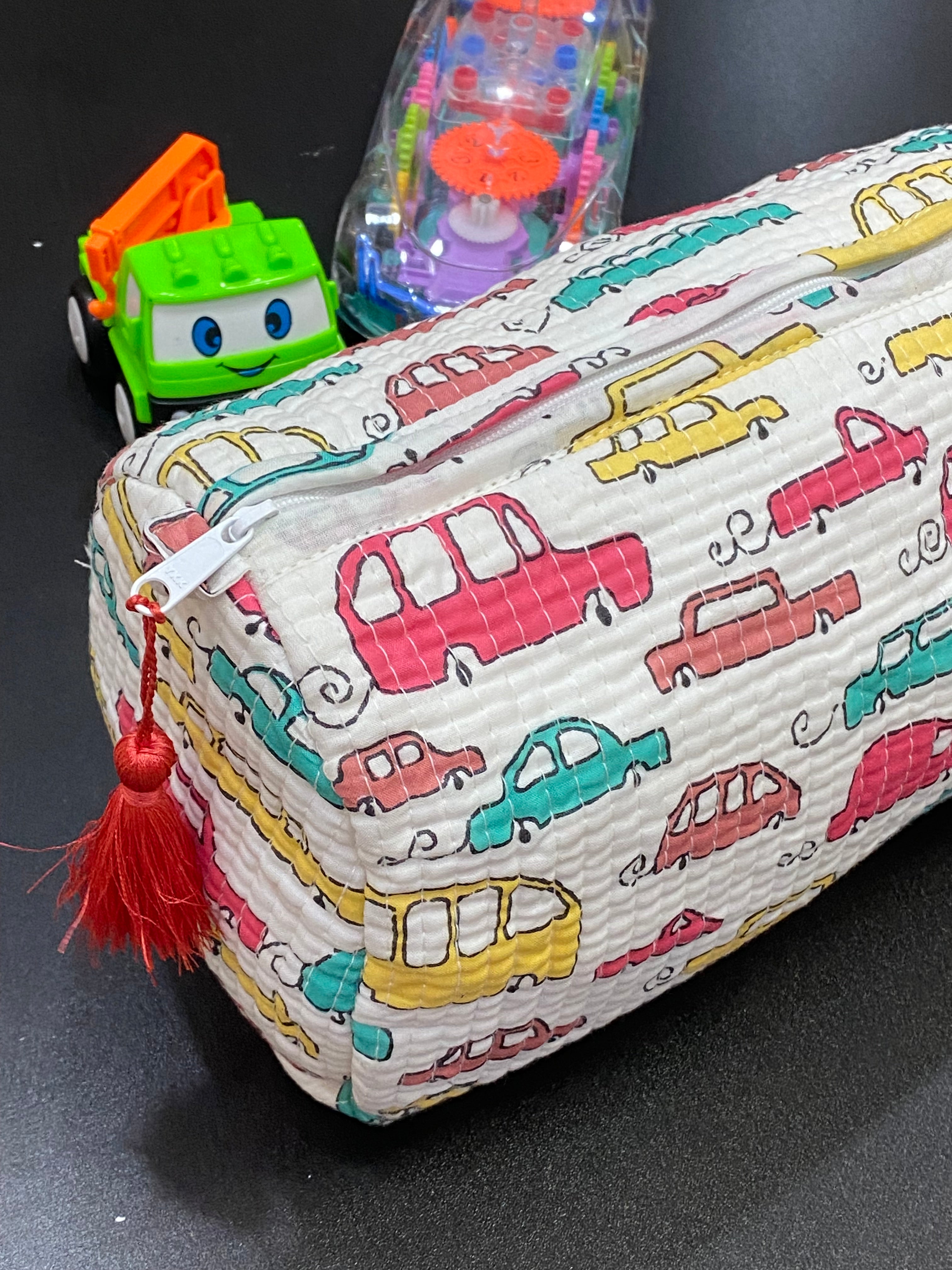 LARGE Multipurpose Quilted Pouch/ Bag