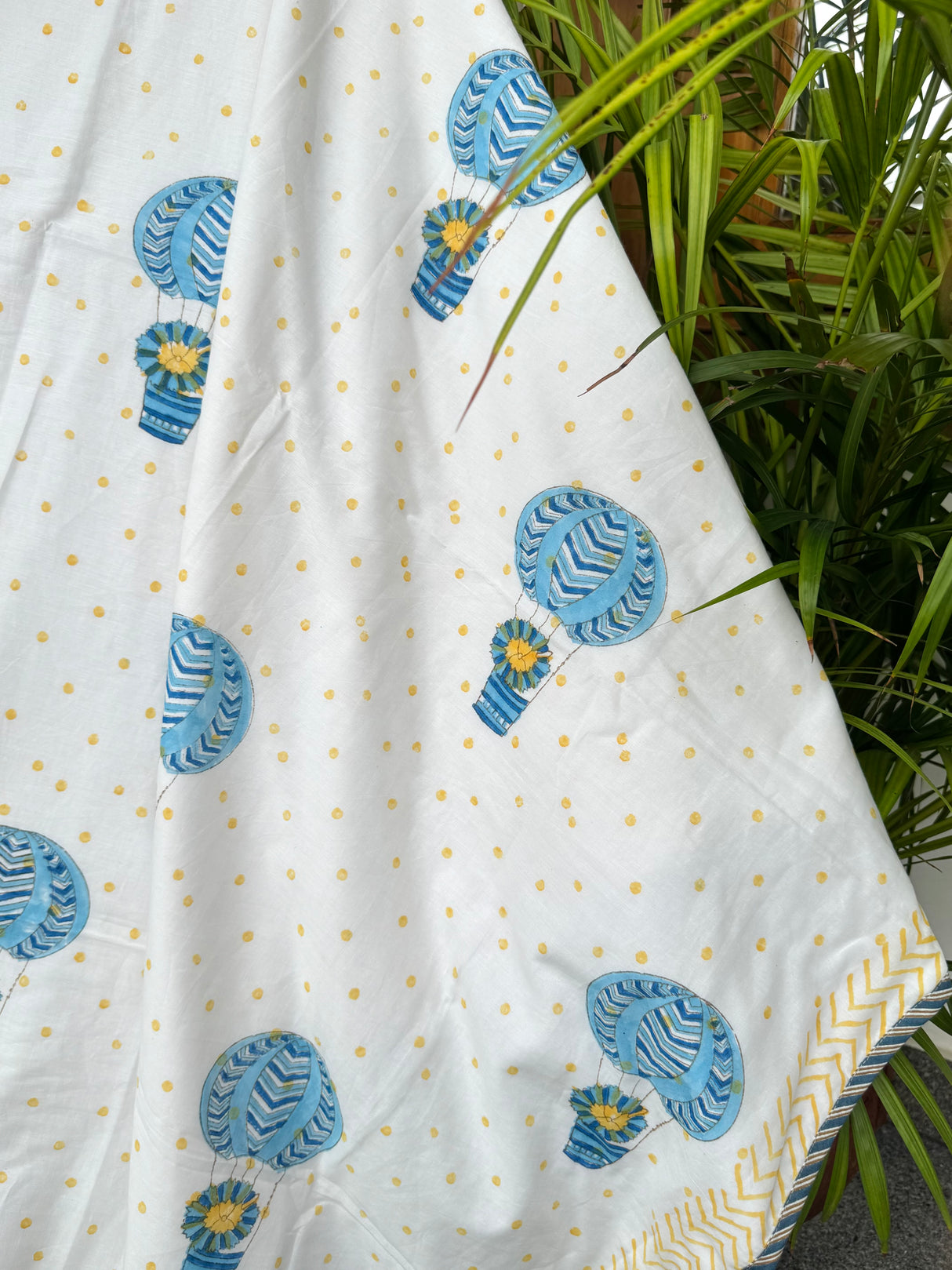 Hot Air Balloon Layered Kids Blanket