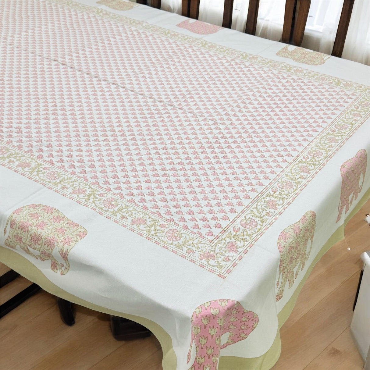 Blockprint Table Cloth 8 Seater (108*60 inches)
