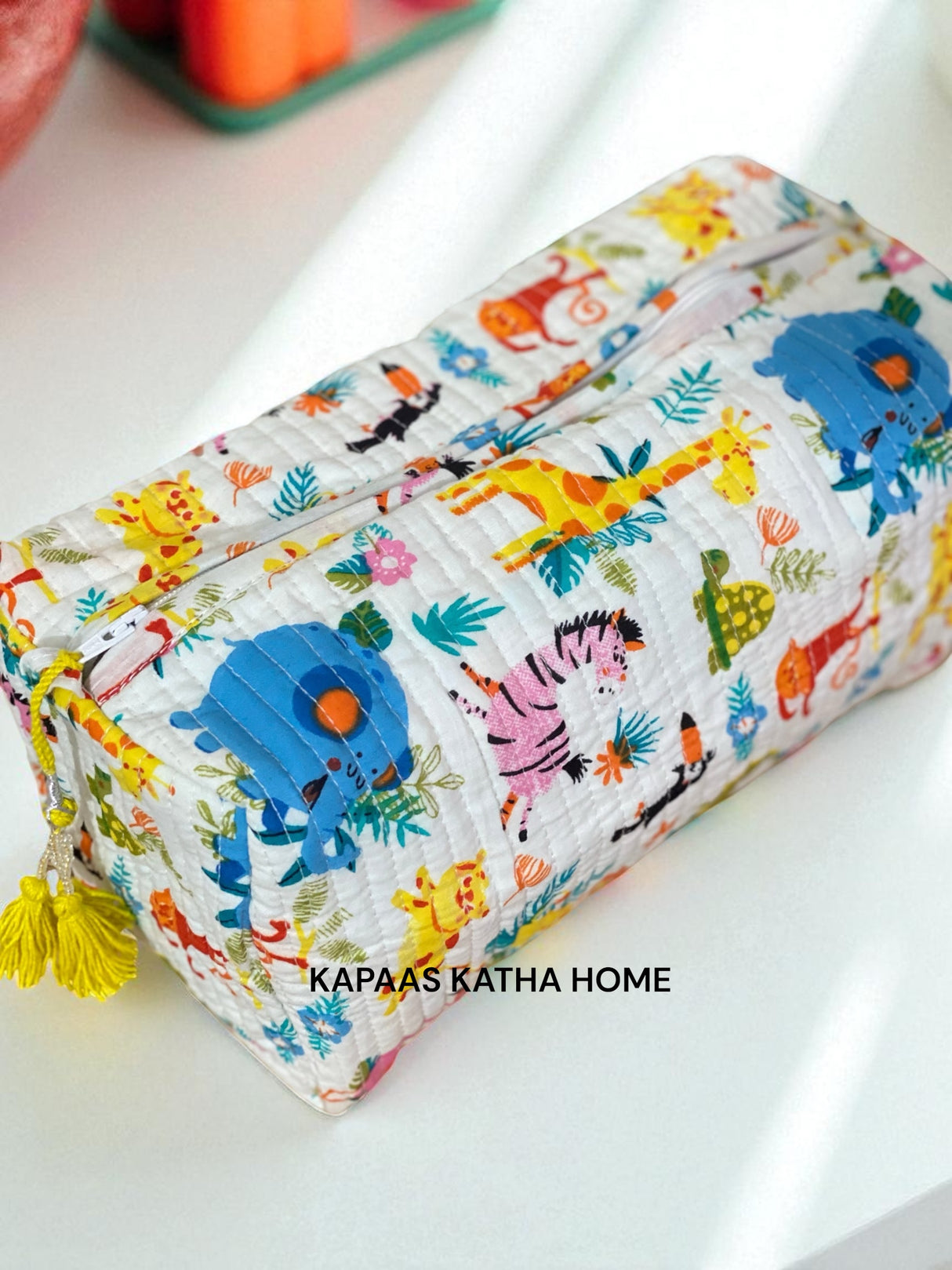 Jungle Animals LARGE Pouch