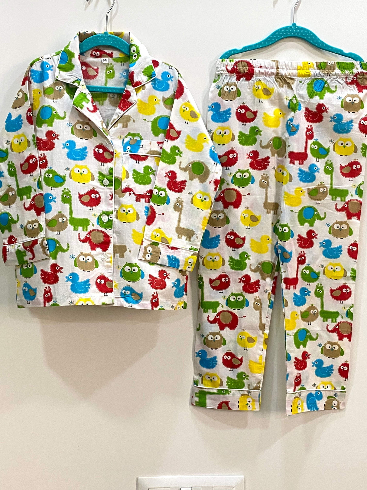 Elephant Birds Kids Night Suit Set