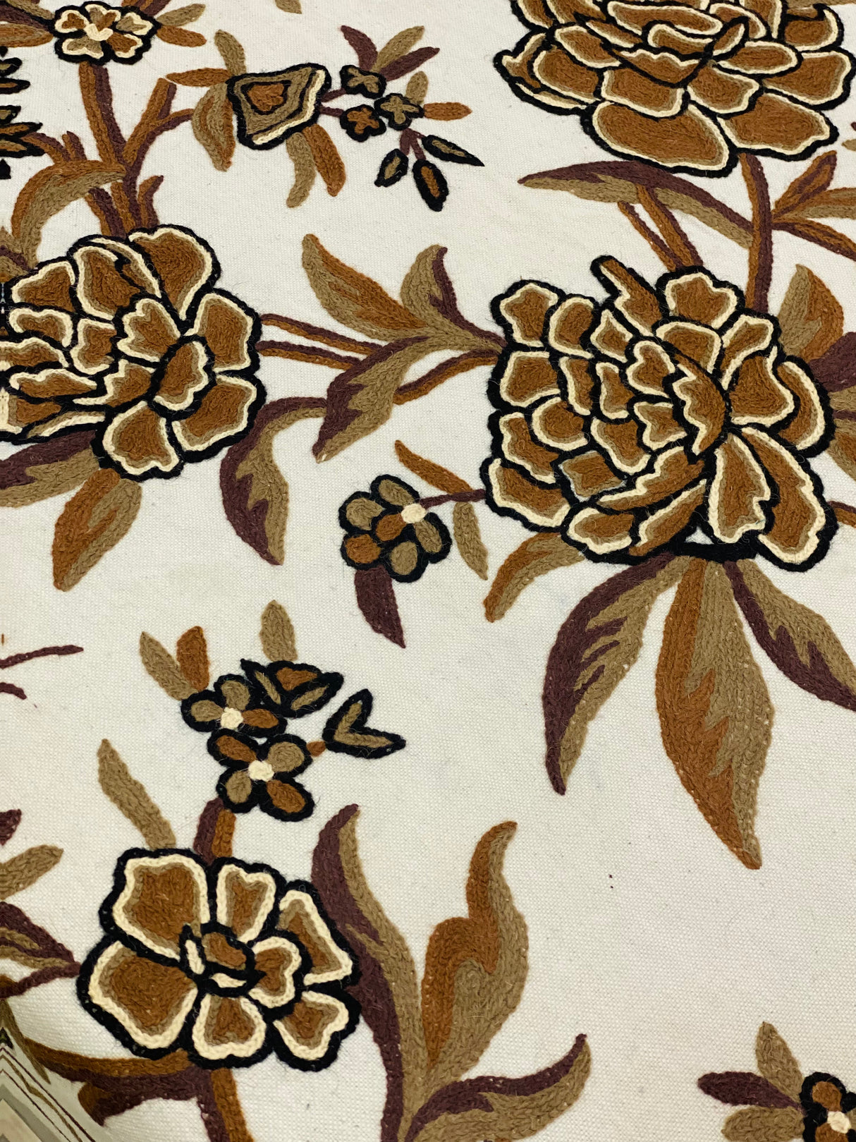 Kashmiri Embroidery Cotton Bedcover