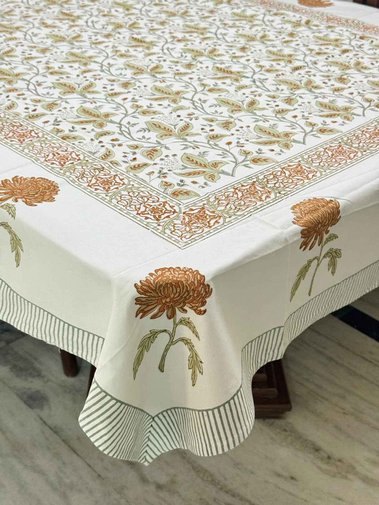 Blockprint Table Cloth 8 Seater (108*60 inches)