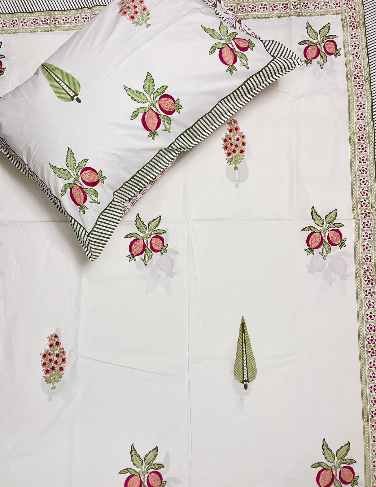 Blockprint Cotton Bedsheet