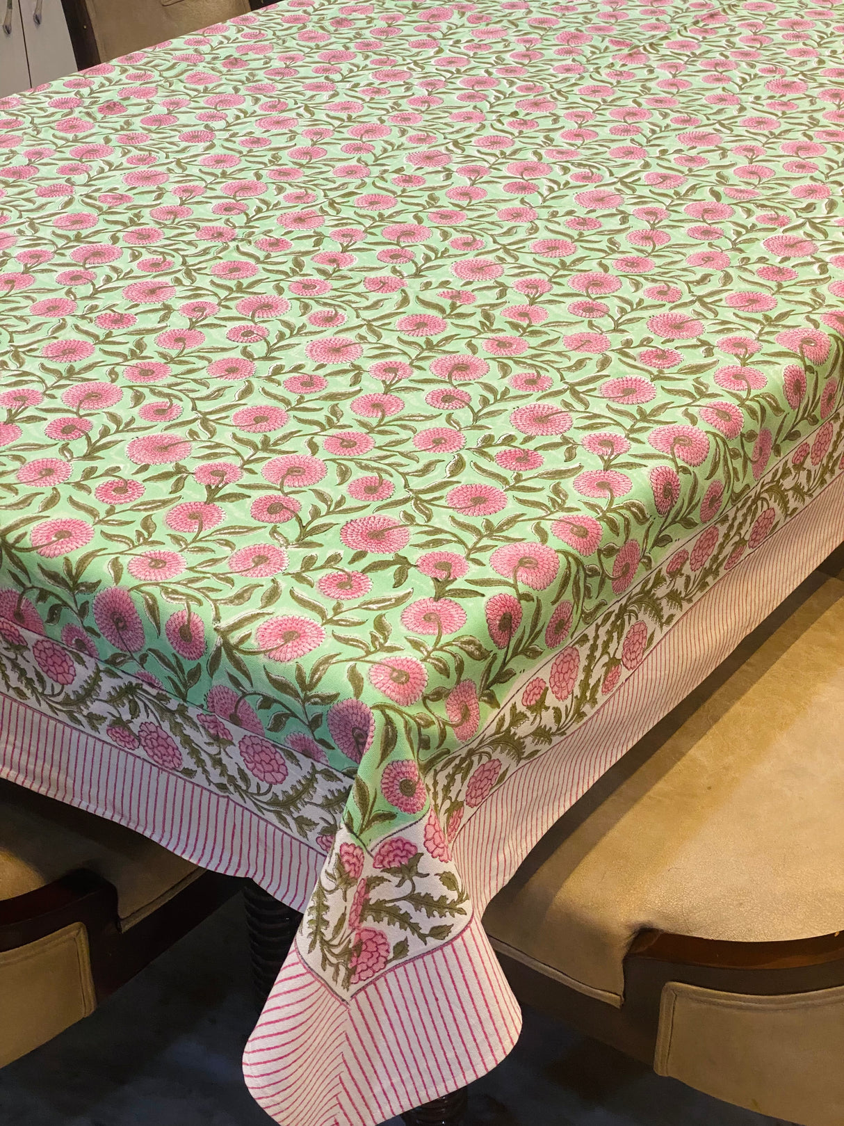 Blockprint Table Cloth 8 Seater (108*60 inches)