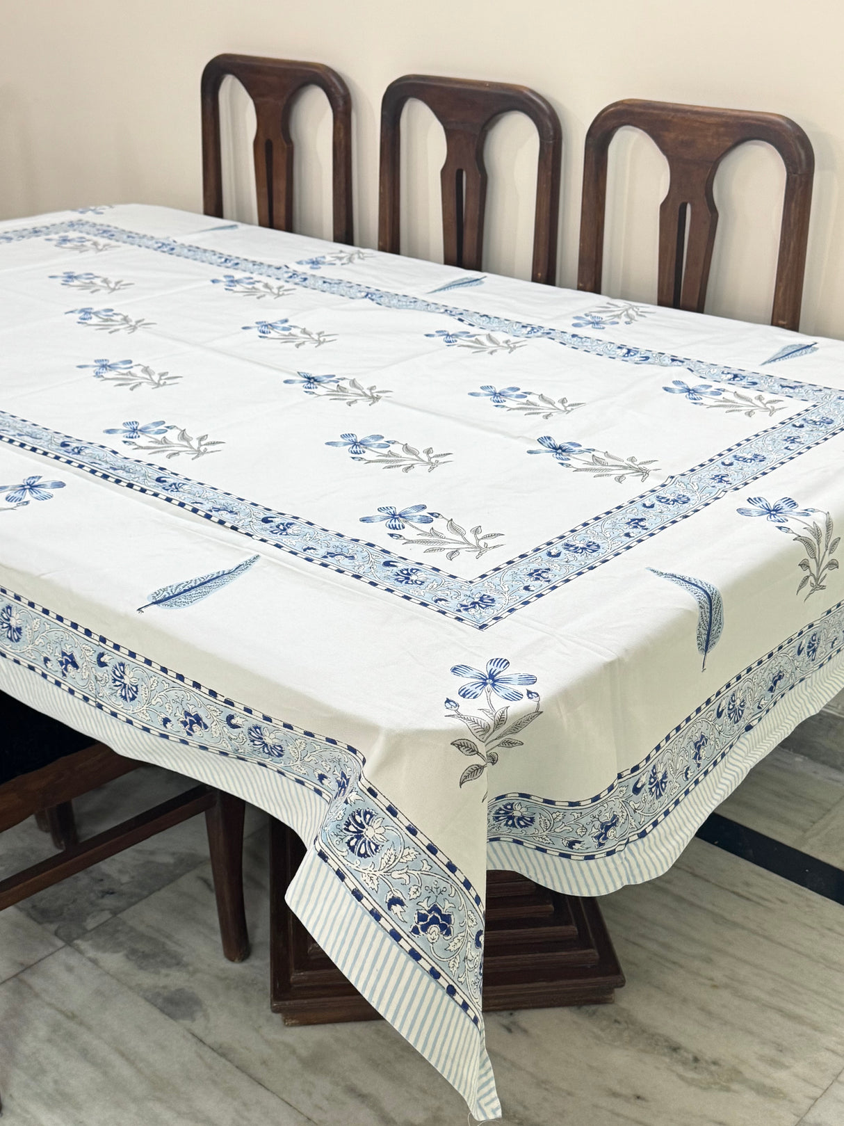 Blockprint Table Cloth 6 Seater (90*60 inches)