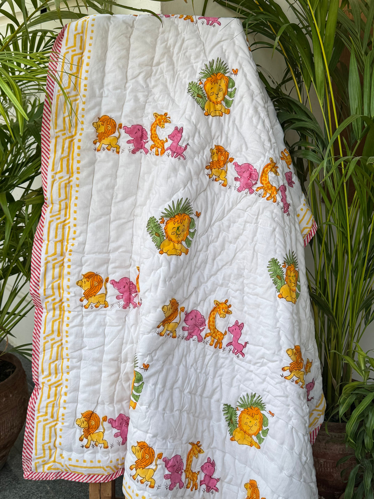 Jungle Safari Quilt Blockprint