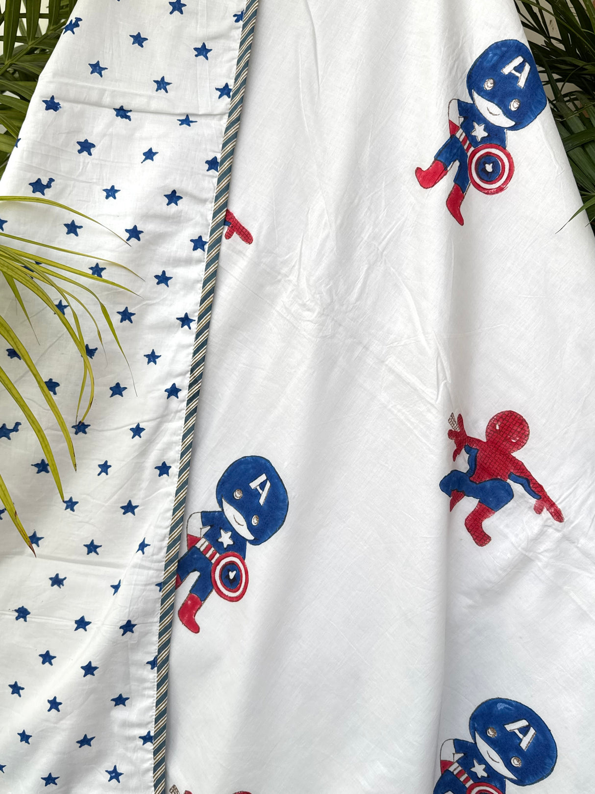 Spiderman Captain America- Layered Kids Blanket