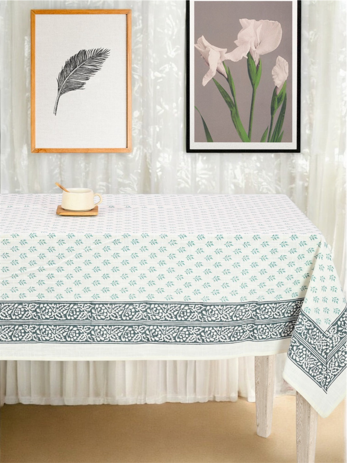 Blockprint Table Cloth 4 Seater (60*60 inches)