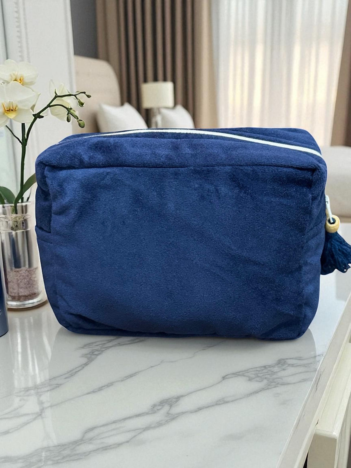 Velvet Quilted Multipurpose Pouch