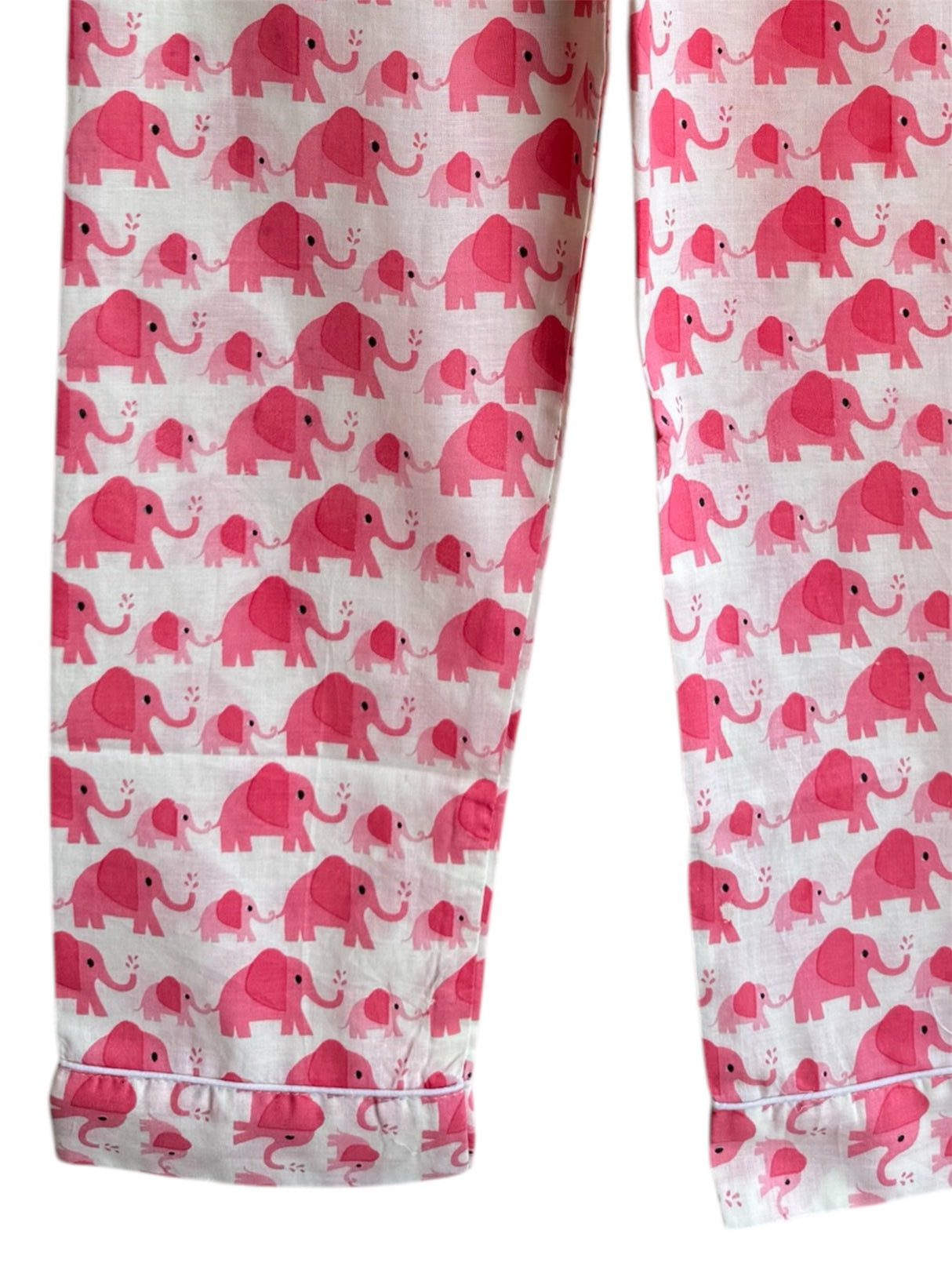 Pink Elephant Kids Night Suit Set