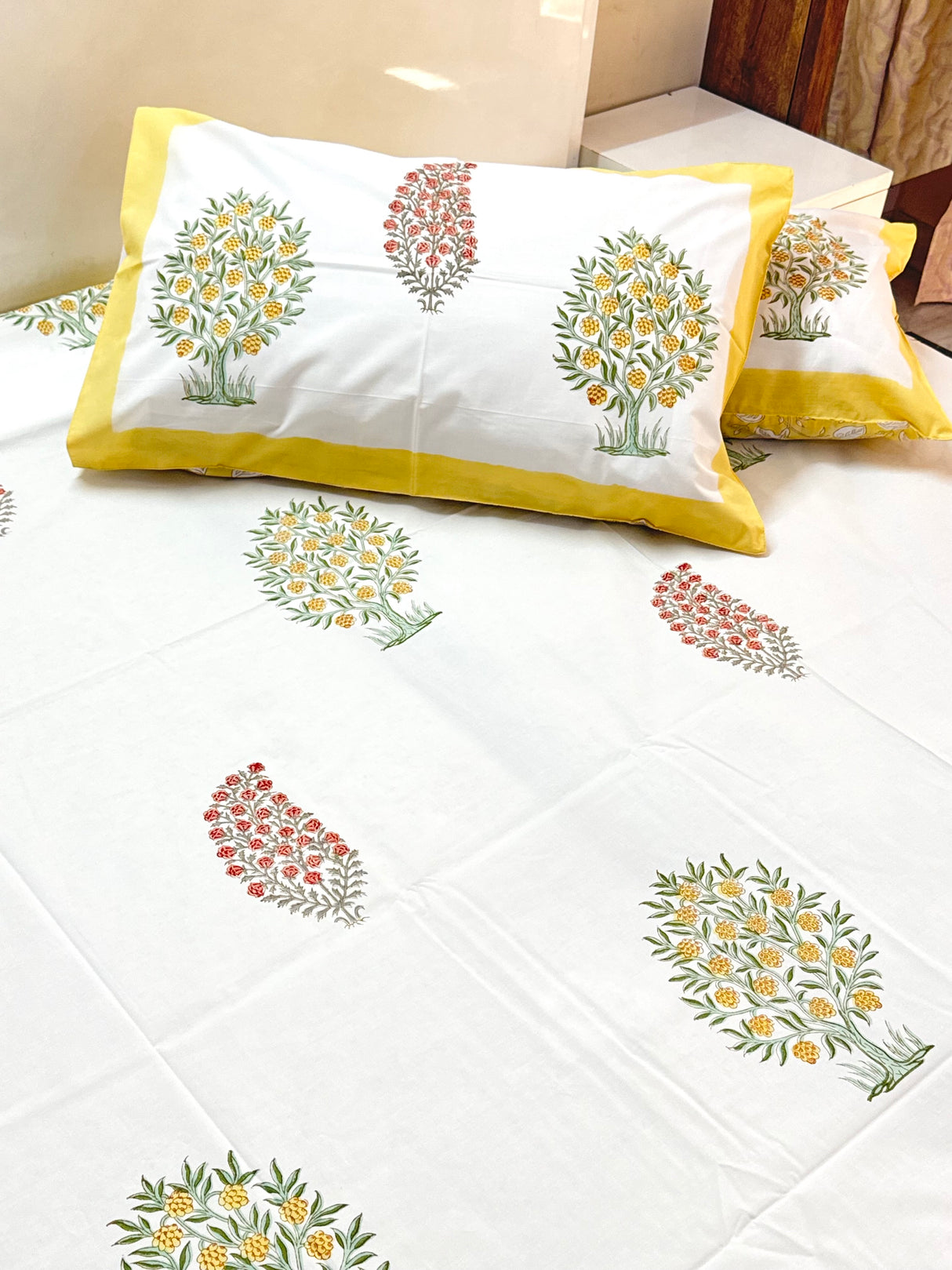 Blockprint Cotton Bedsheet