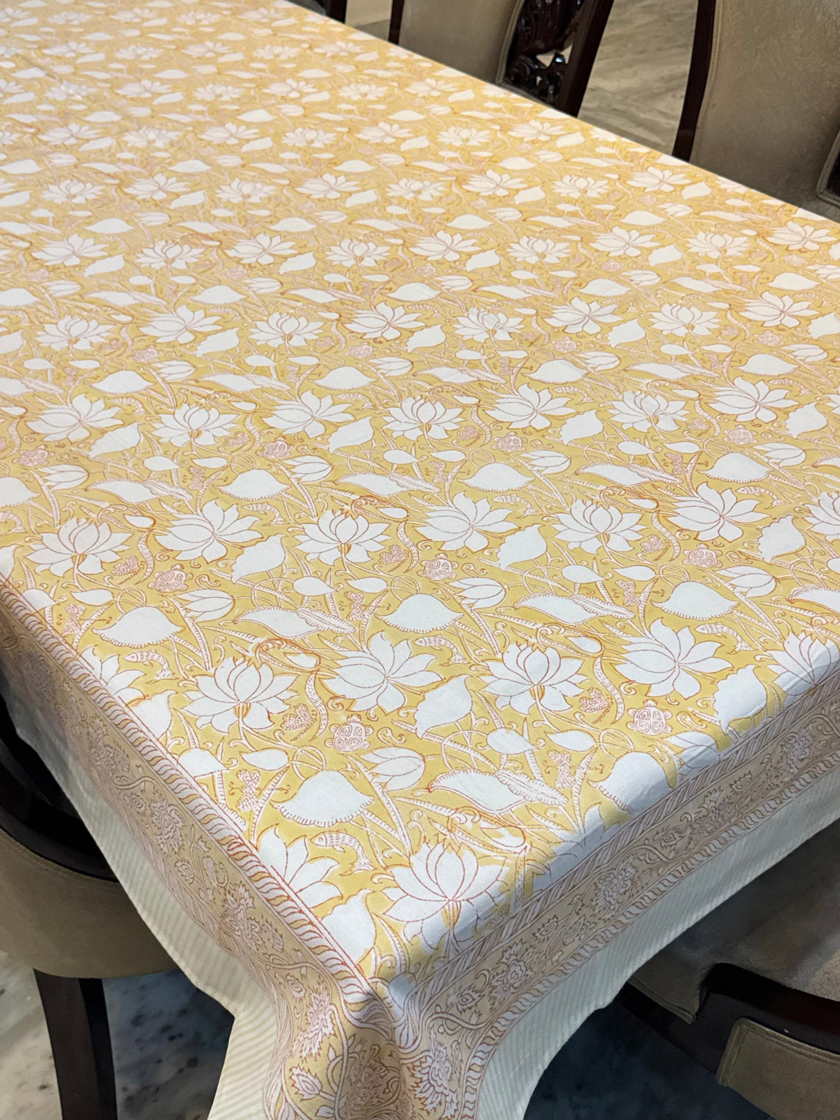 Blockprint Table Cloth 8 Seater (108*60 inches)