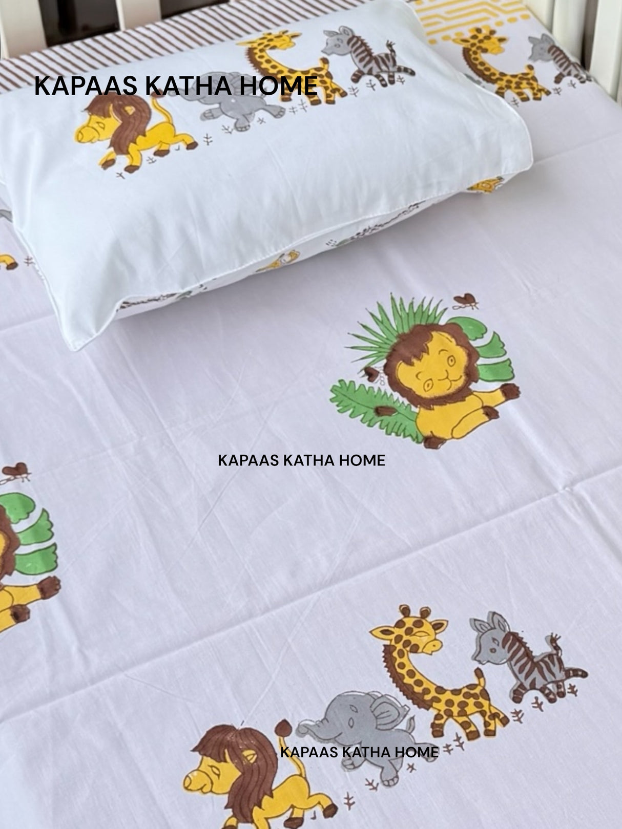 Lion King- Baby Cot Bedding (cot sheet, quilt, pillow, bolsters)