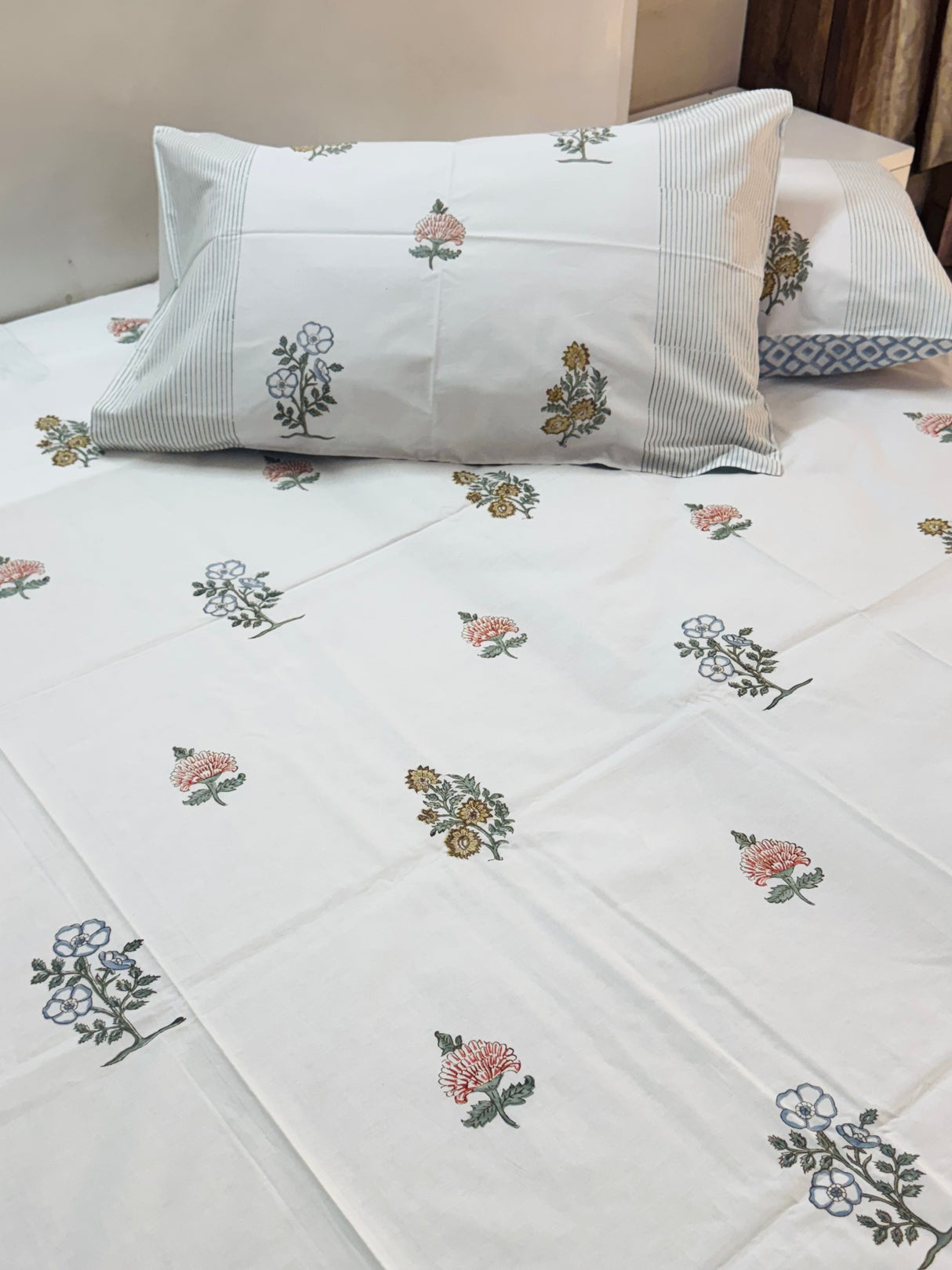 Blockprint Cotton Bedsheet