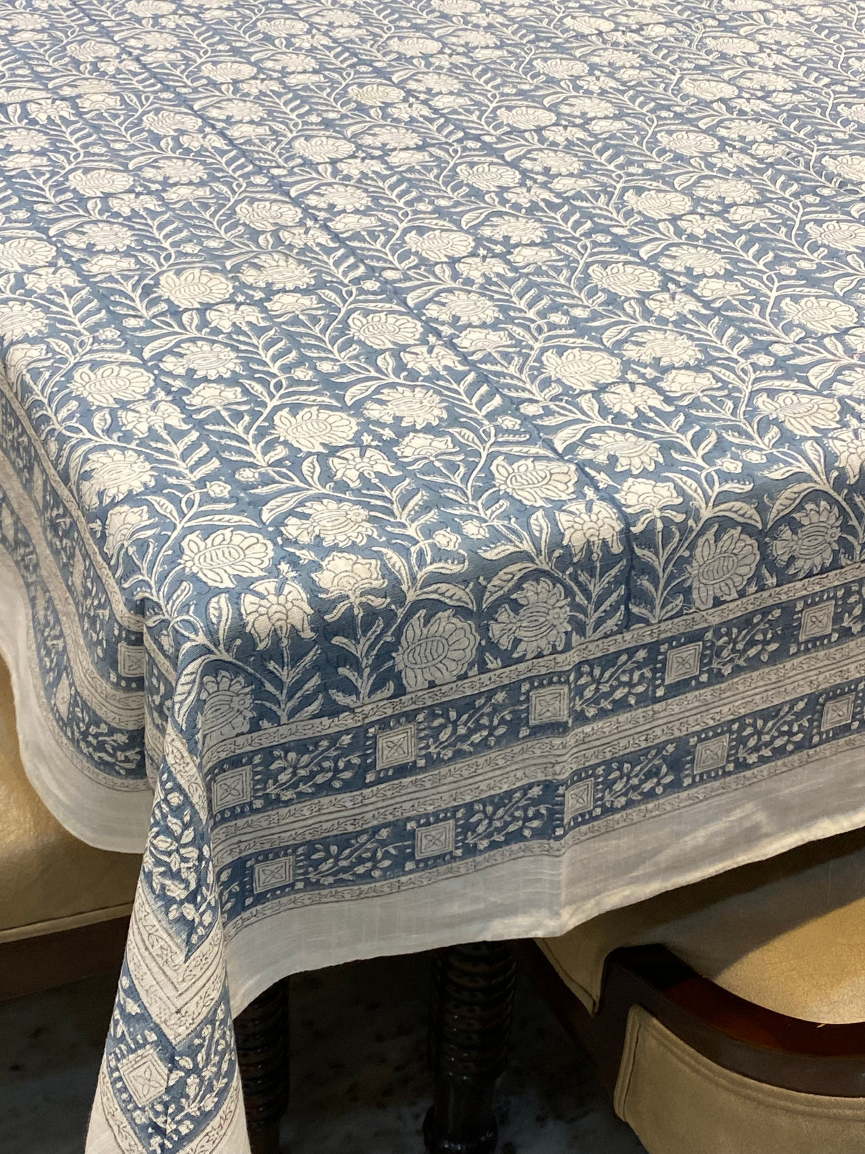 Blockprint Table Cloth 4 Seater (60*60 inches)