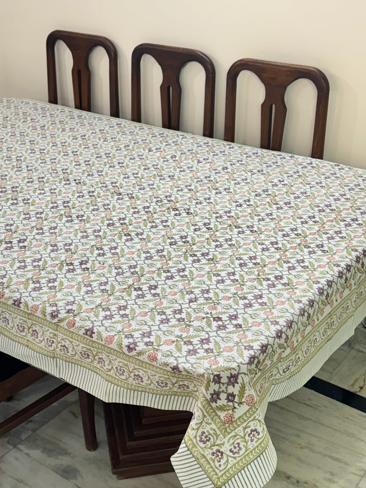 Blockprint Table Cloth 8 Seater (108*60 inches)