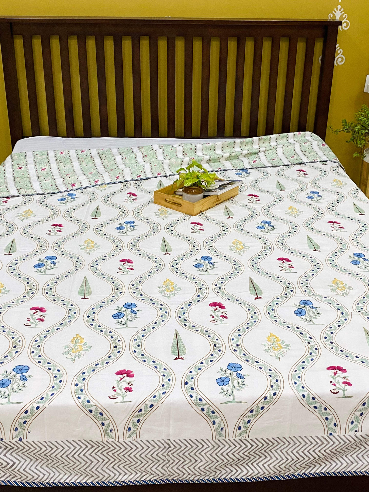 Blockprint Cotton Dohar