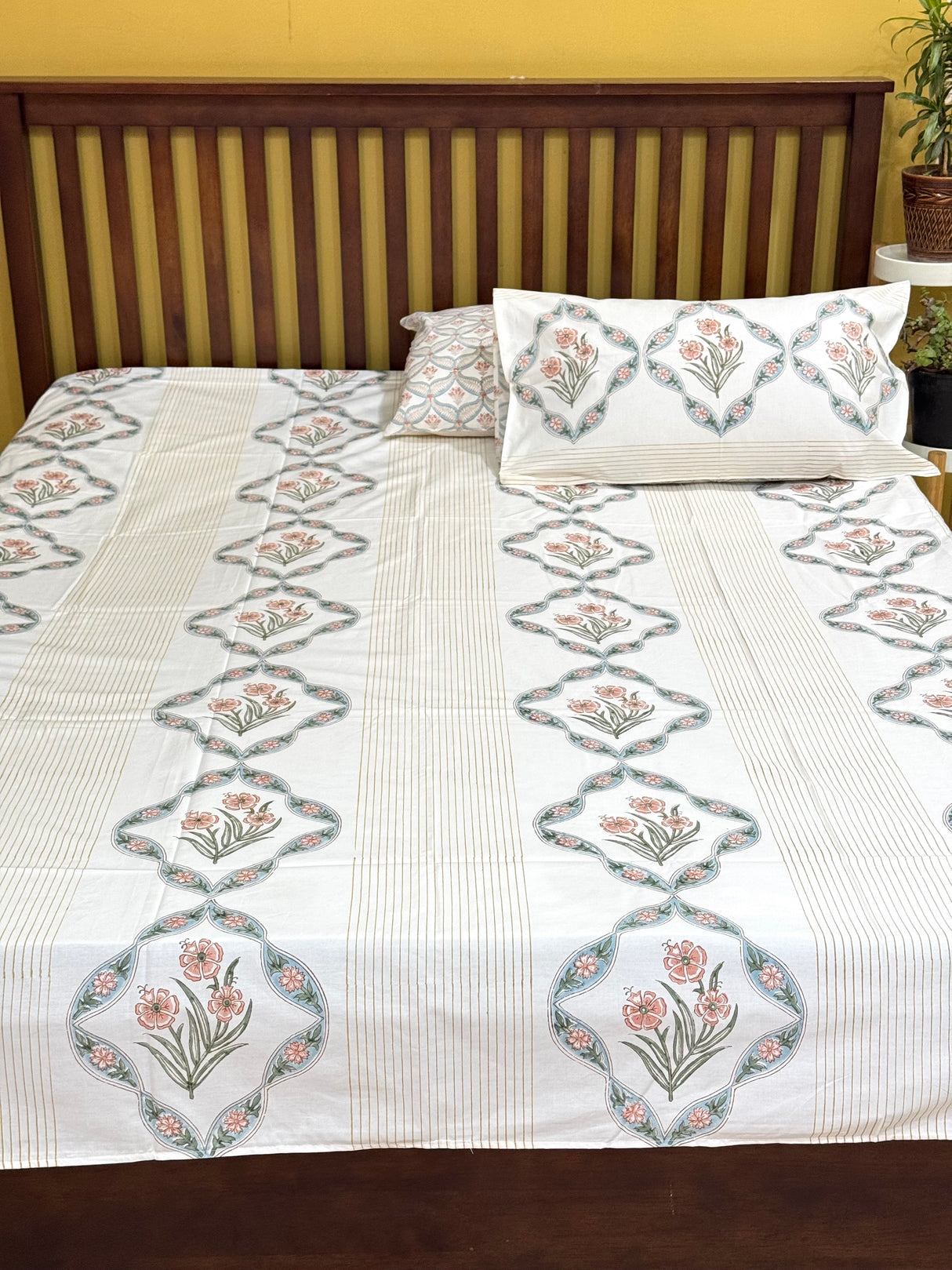 Blockprint Cotton Bedsheet