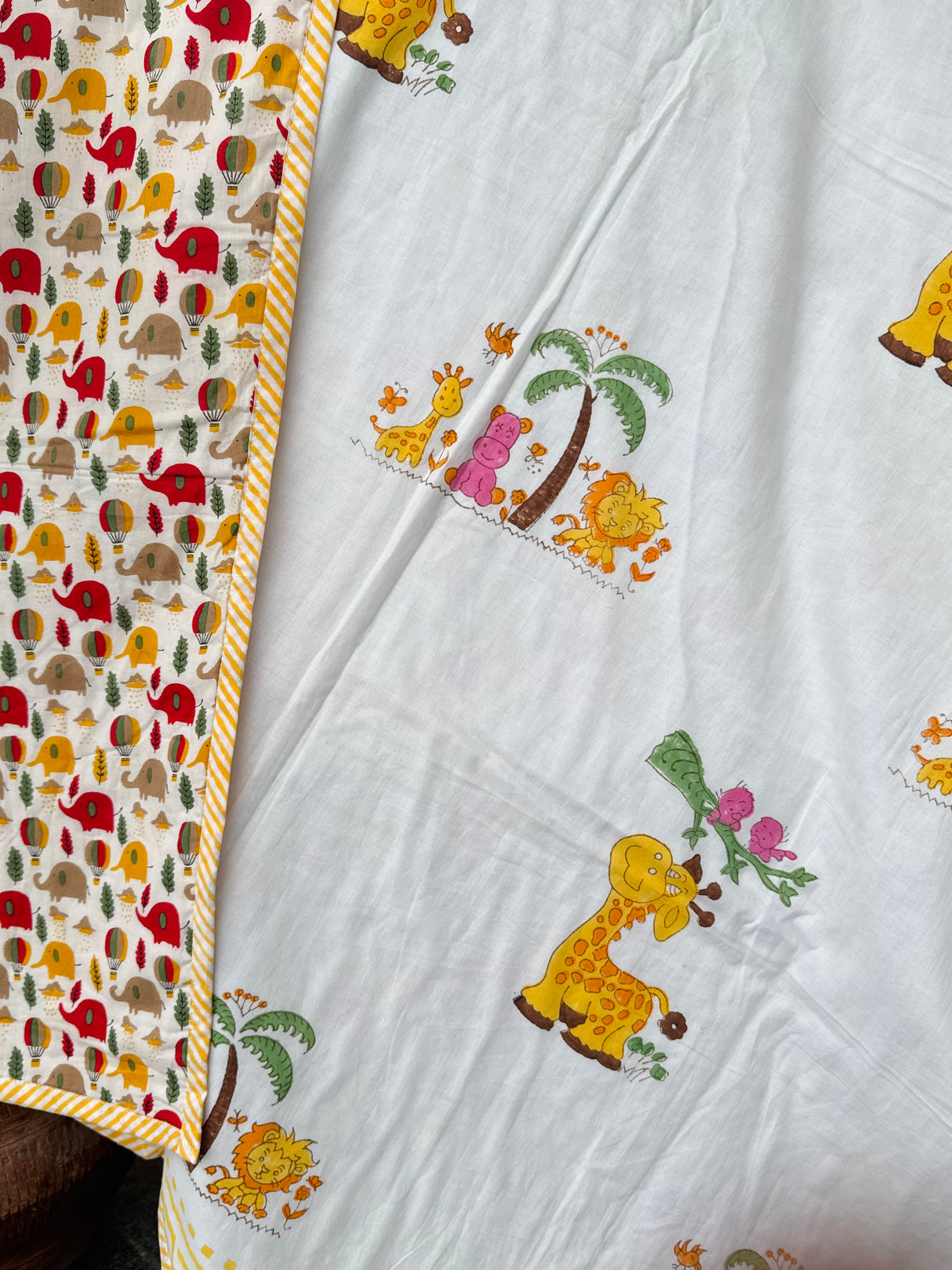 Zoo Animals- Layered Kids Blanket