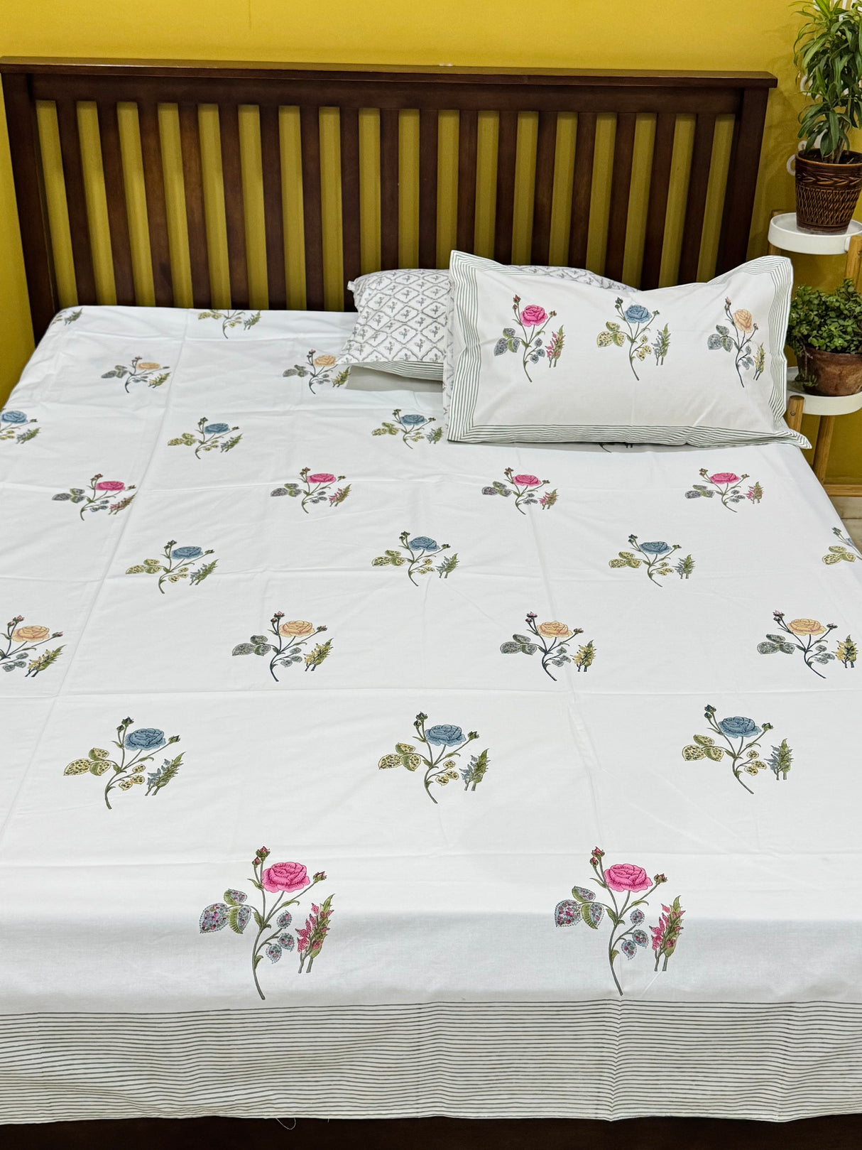 Blockprint Cotton Bedsheet