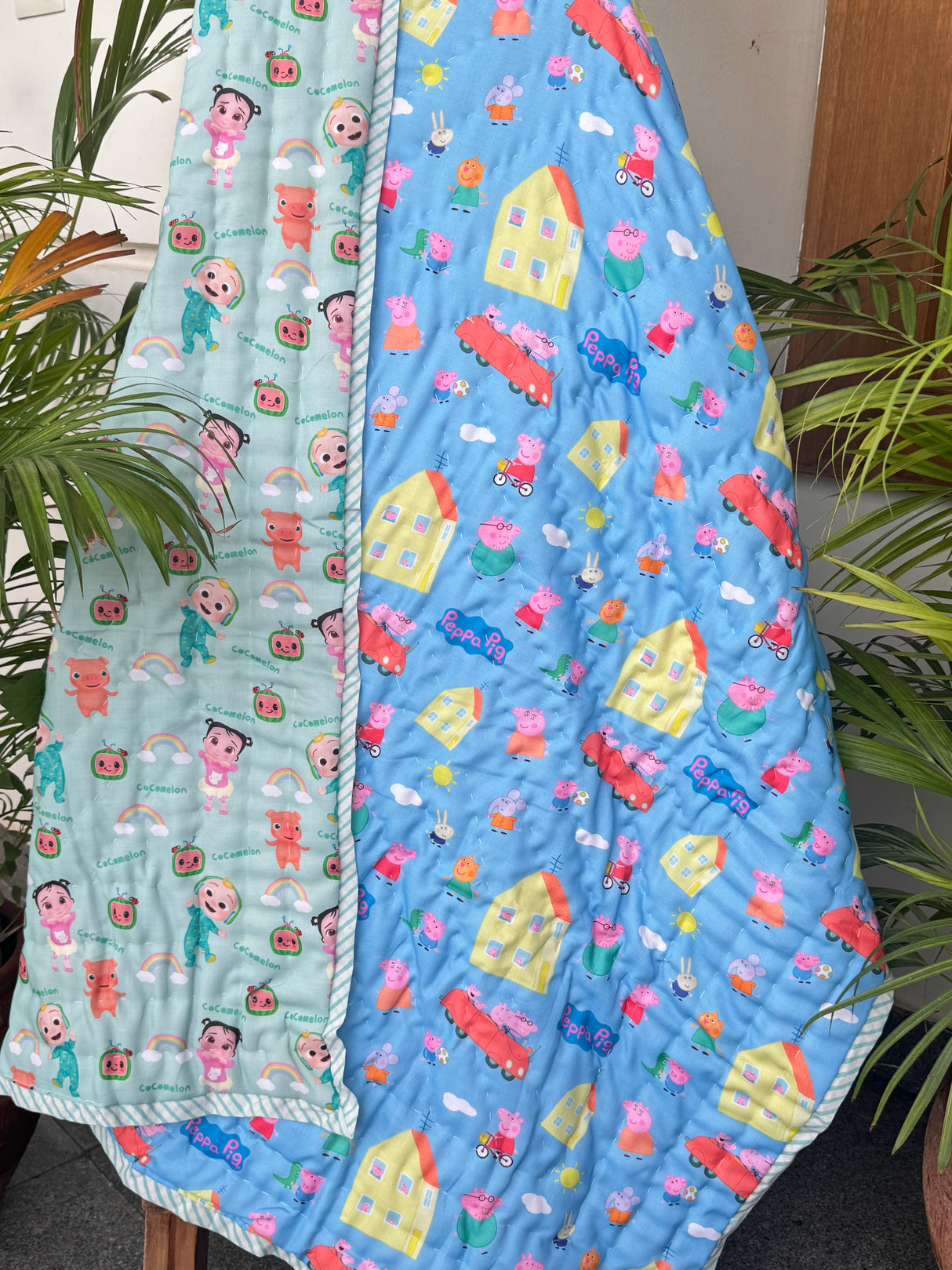 Peppa Pig Cocomelon Kids Quilt