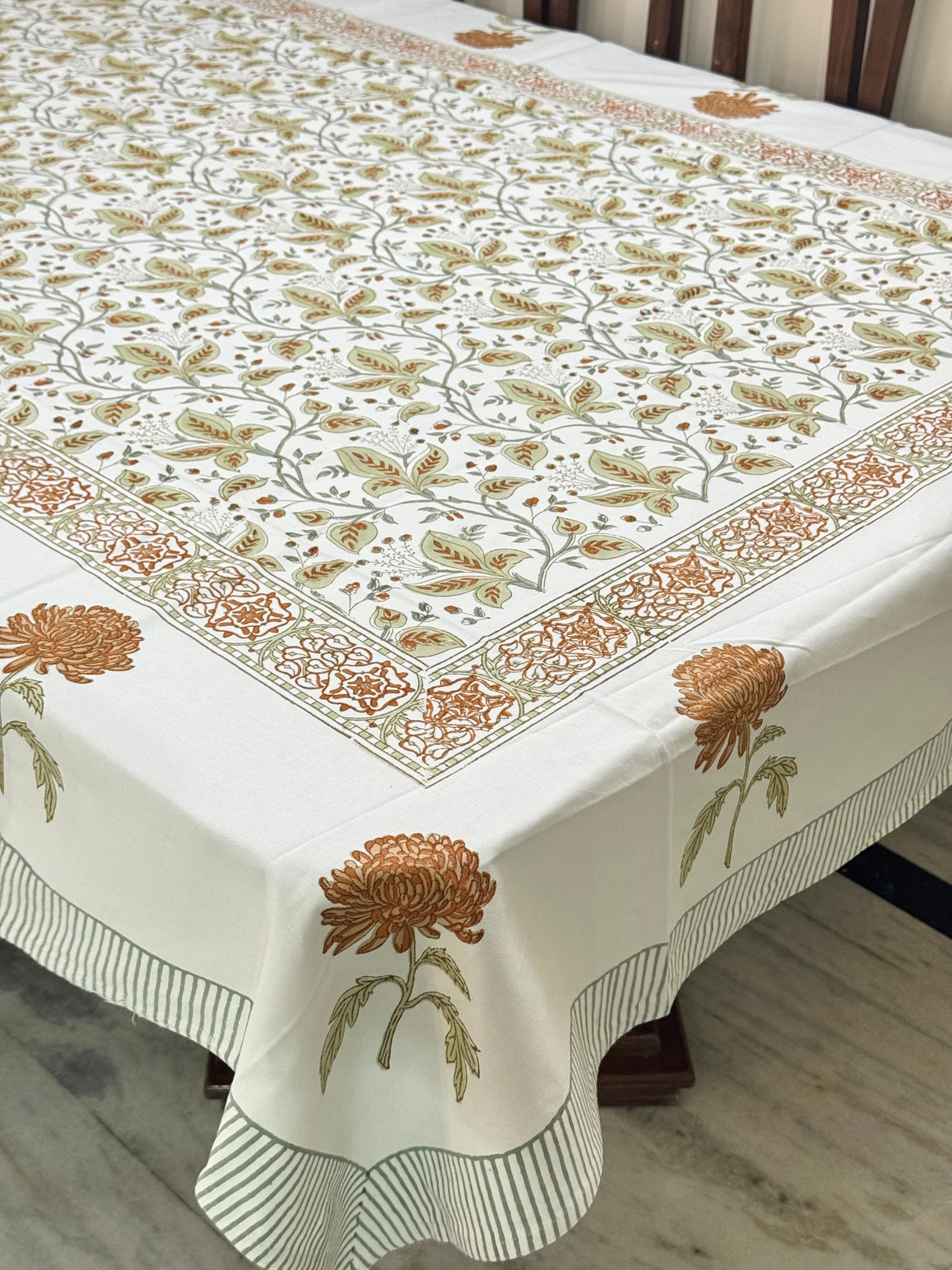 Blockprint Table Cloth 8 Seater (108*60 inches)