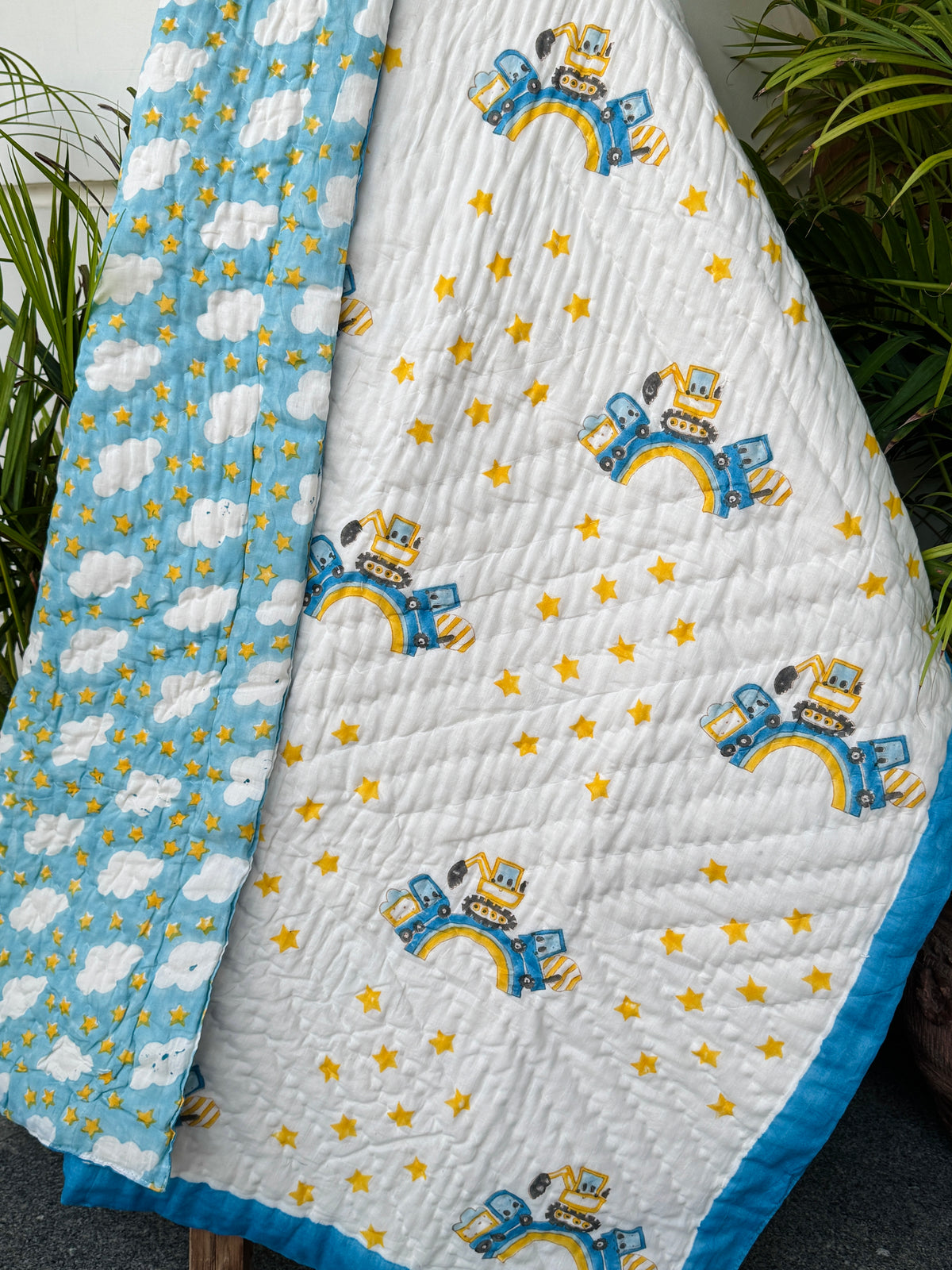 Little Builders Layered Kids Quilt