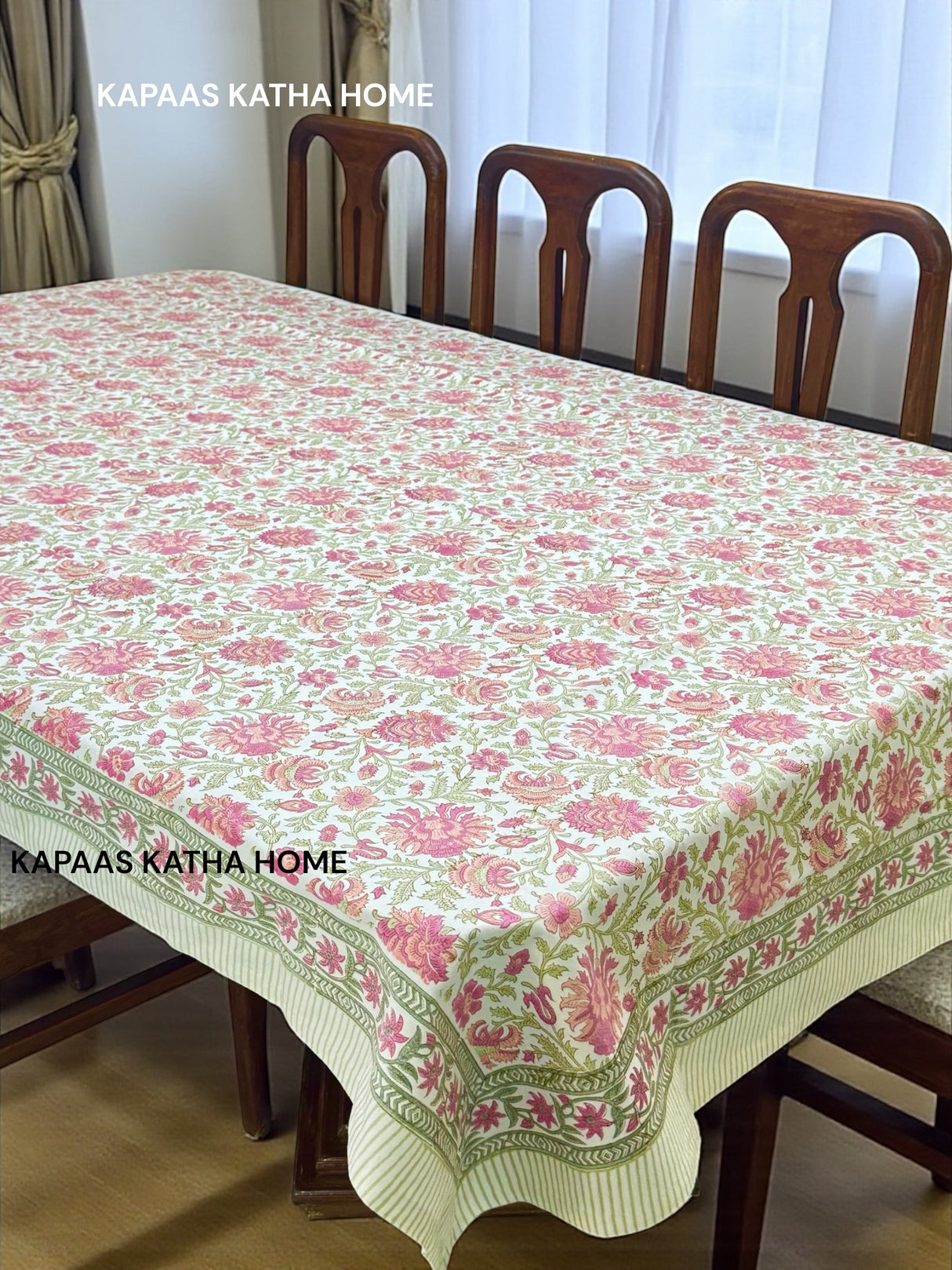 Blockprint Table Cloth 8 Seater (108*60 inches)