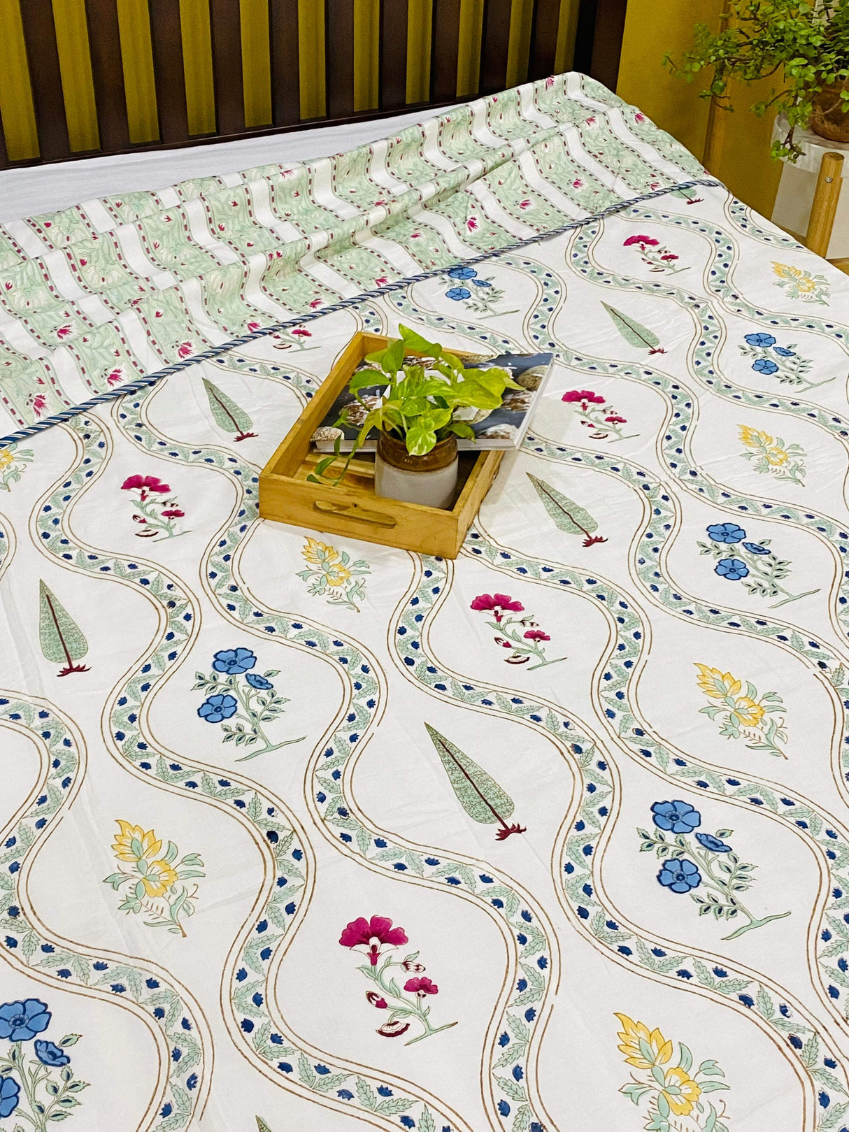 Blockprint Cotton Dohar