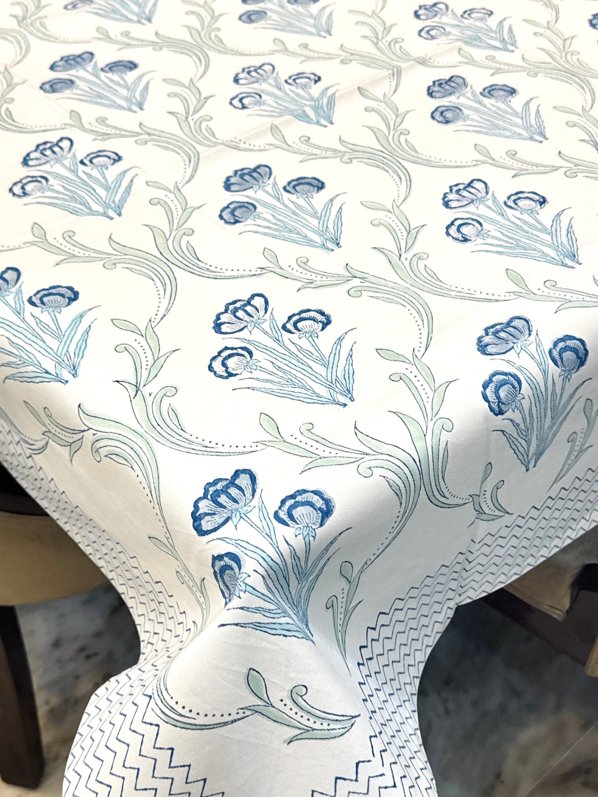 Blockprint Table Cloth 6 Seater (90*60 inches)