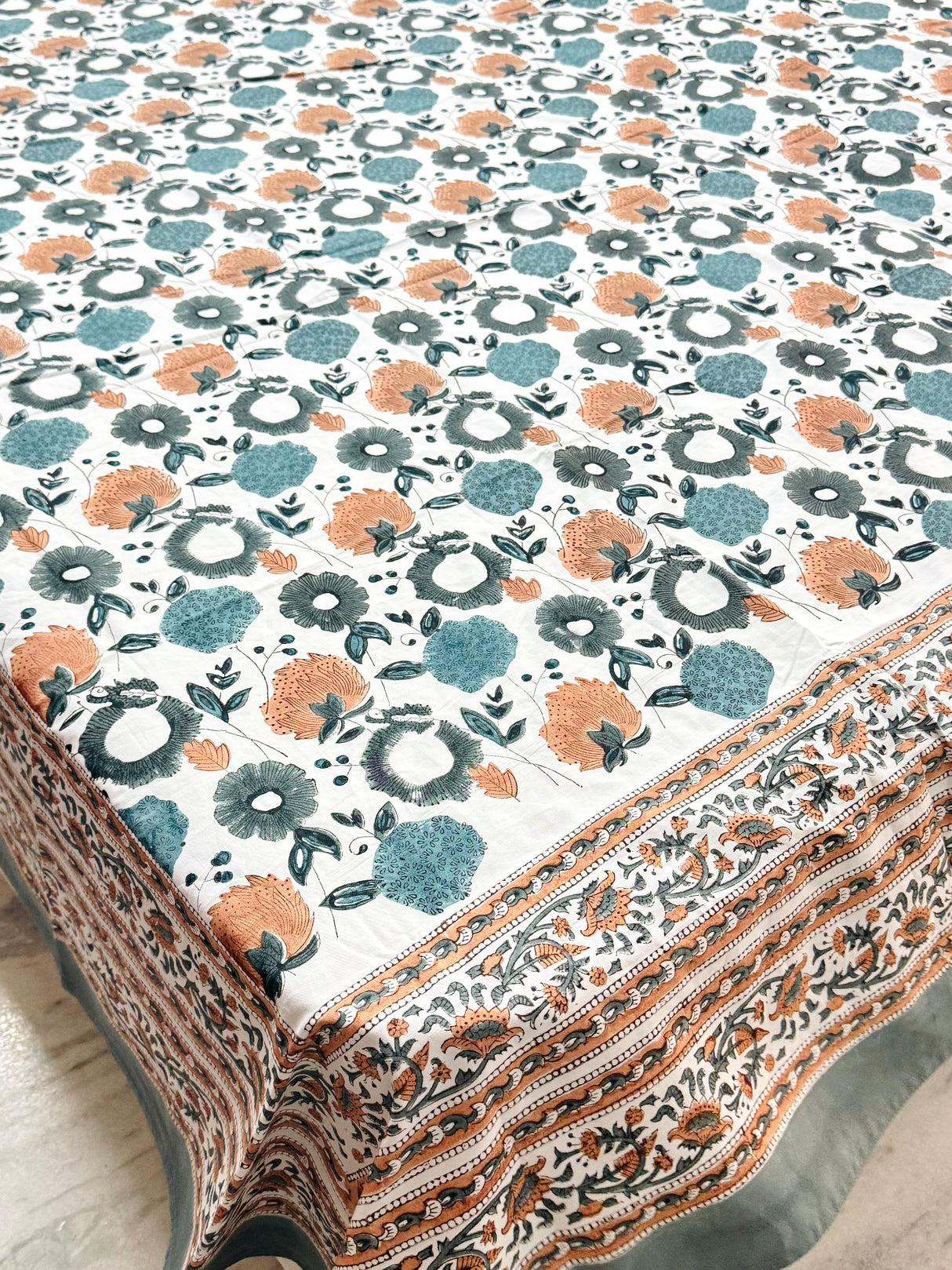 Blockprint Cotton Bedsheet