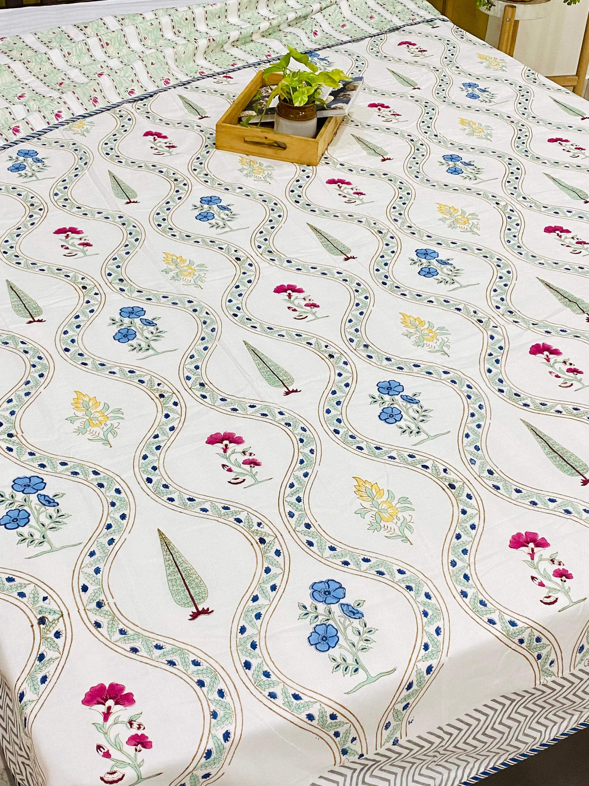 Blockprint Cotton Dohar
