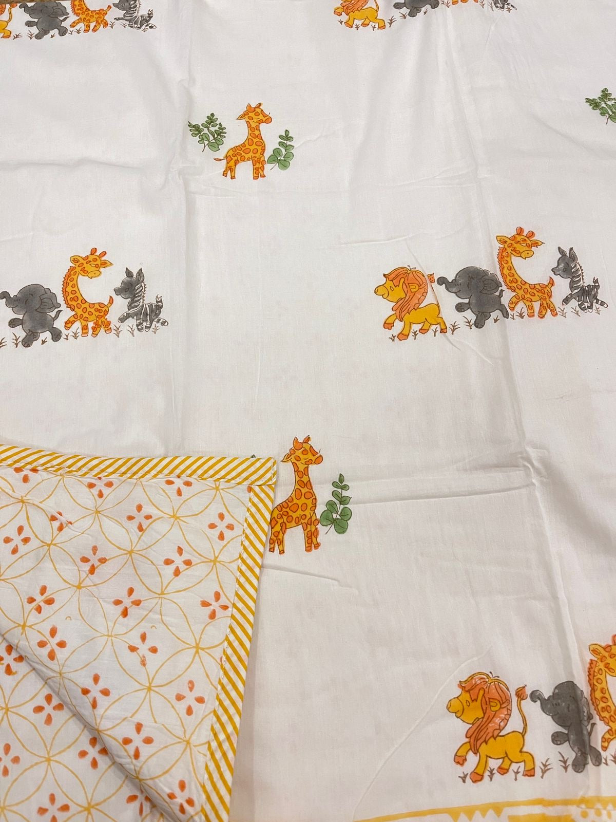 Jungle Animals- Layered Kids Blanket