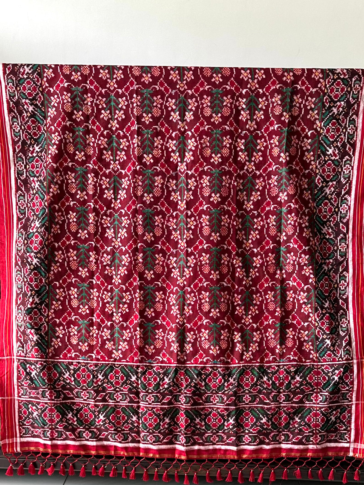 Pure Silk Double Ikat/Patan Patola Dupatta