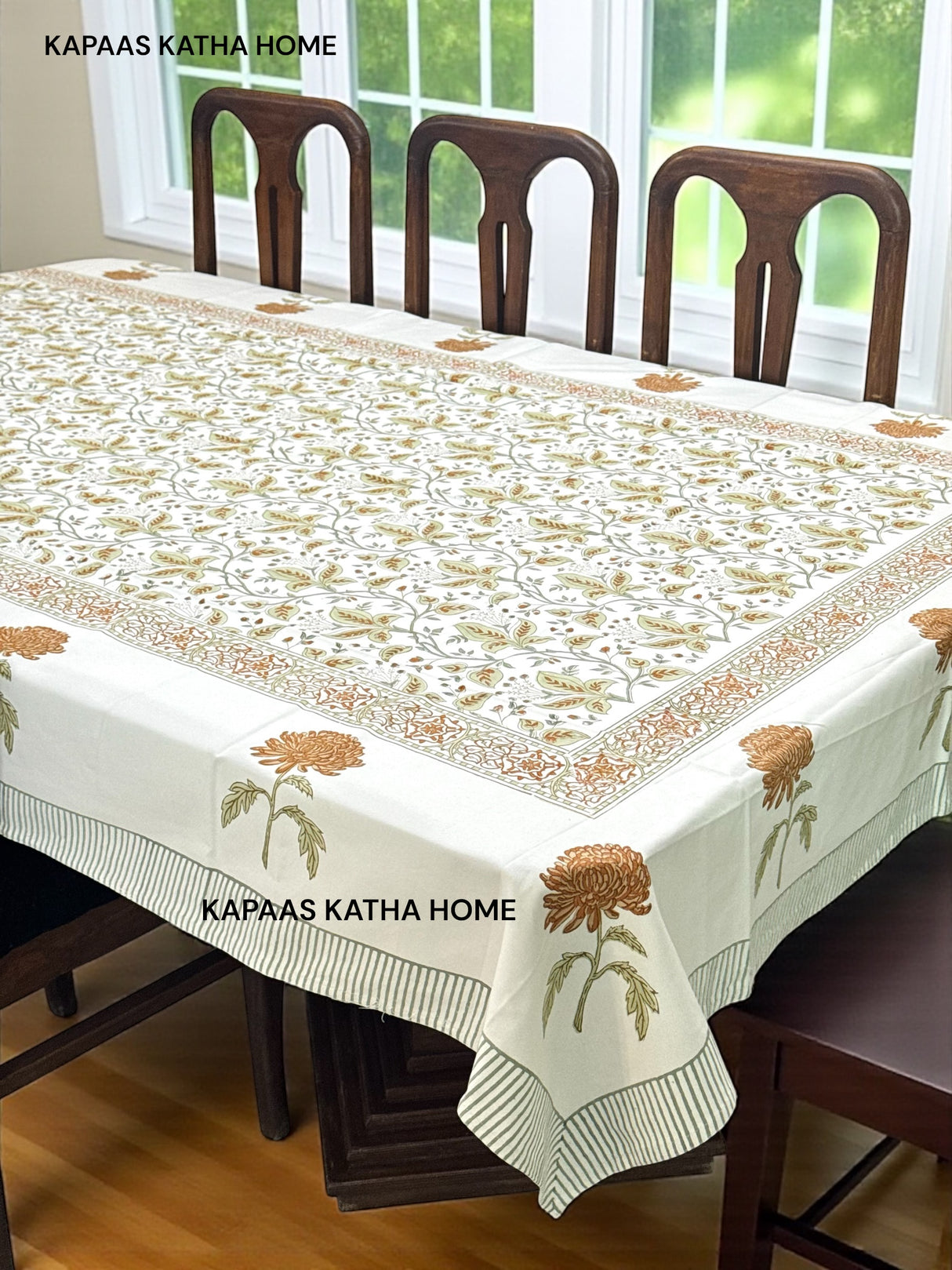 Blockprint Table Cloth 8 Seater (108*60 inches)