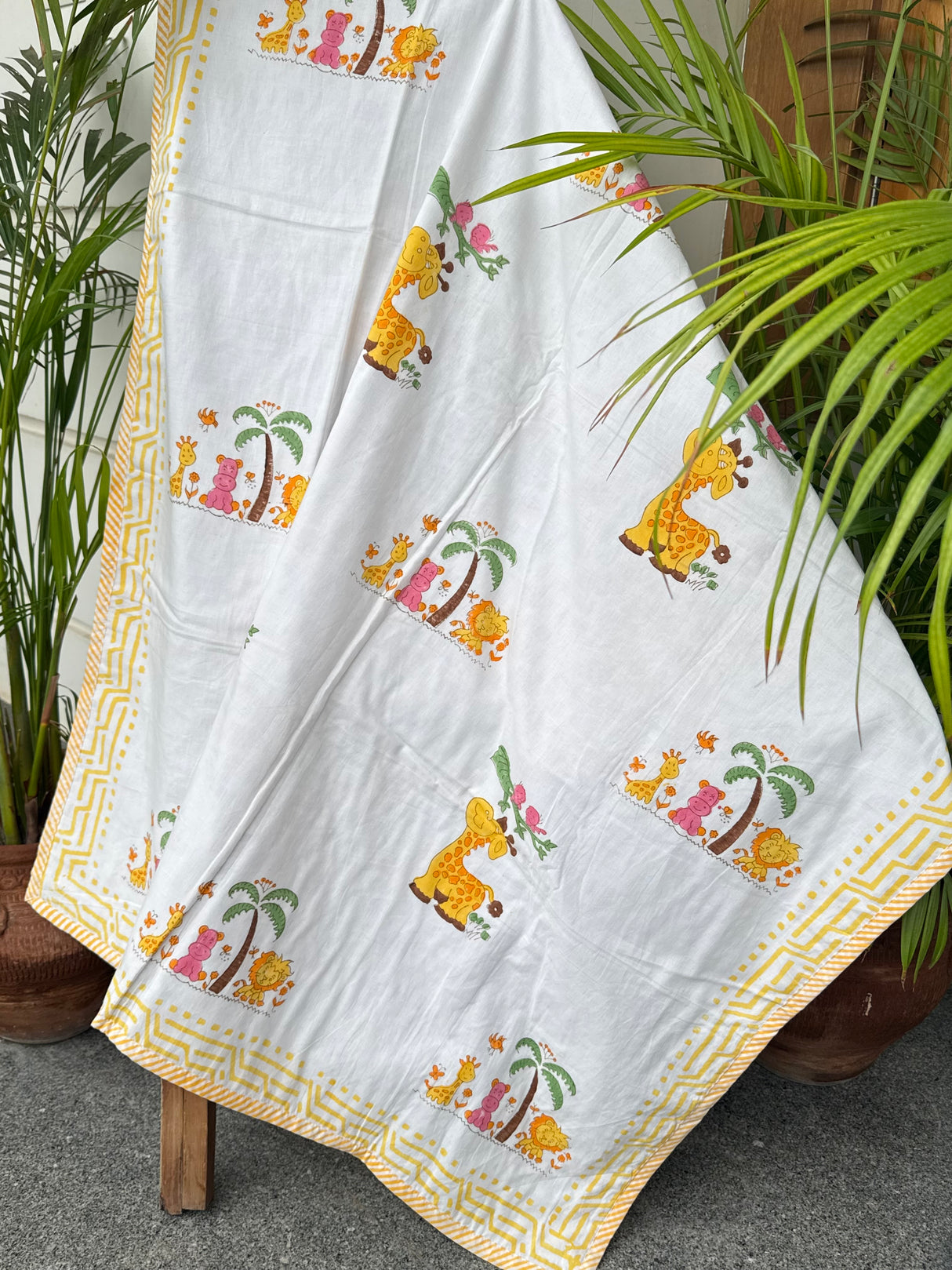 Zoo Animals- Layered Kids Blanket