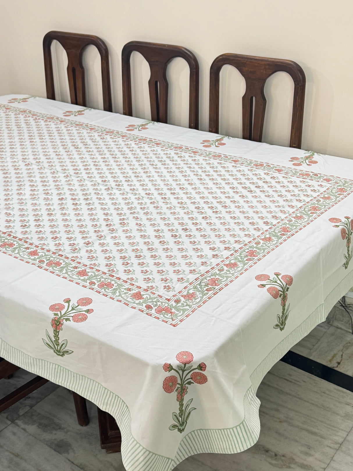 Blockprint Table Cloth 8 Seater (108*60 inches)