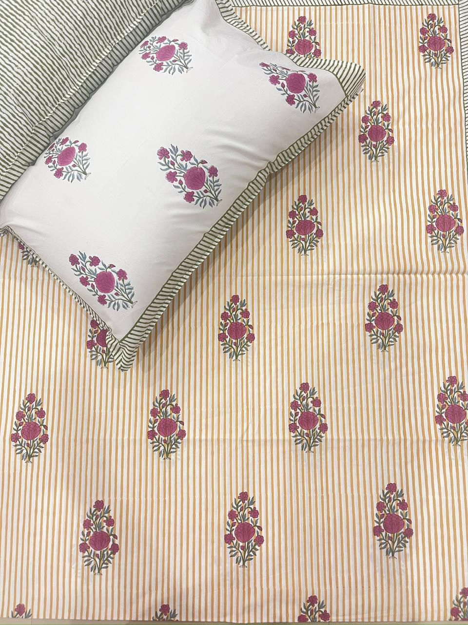 Blockprint Cotton Bedsheet