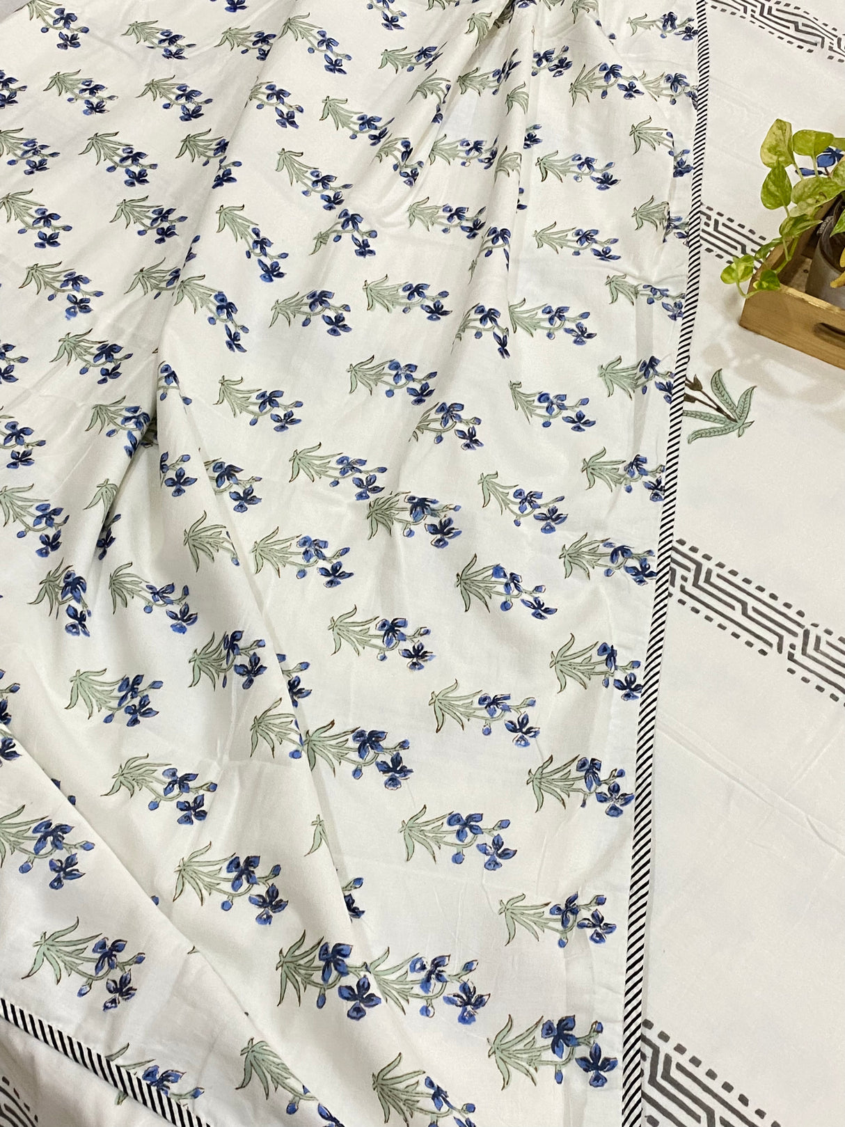 Blockprint Cotton Dohar