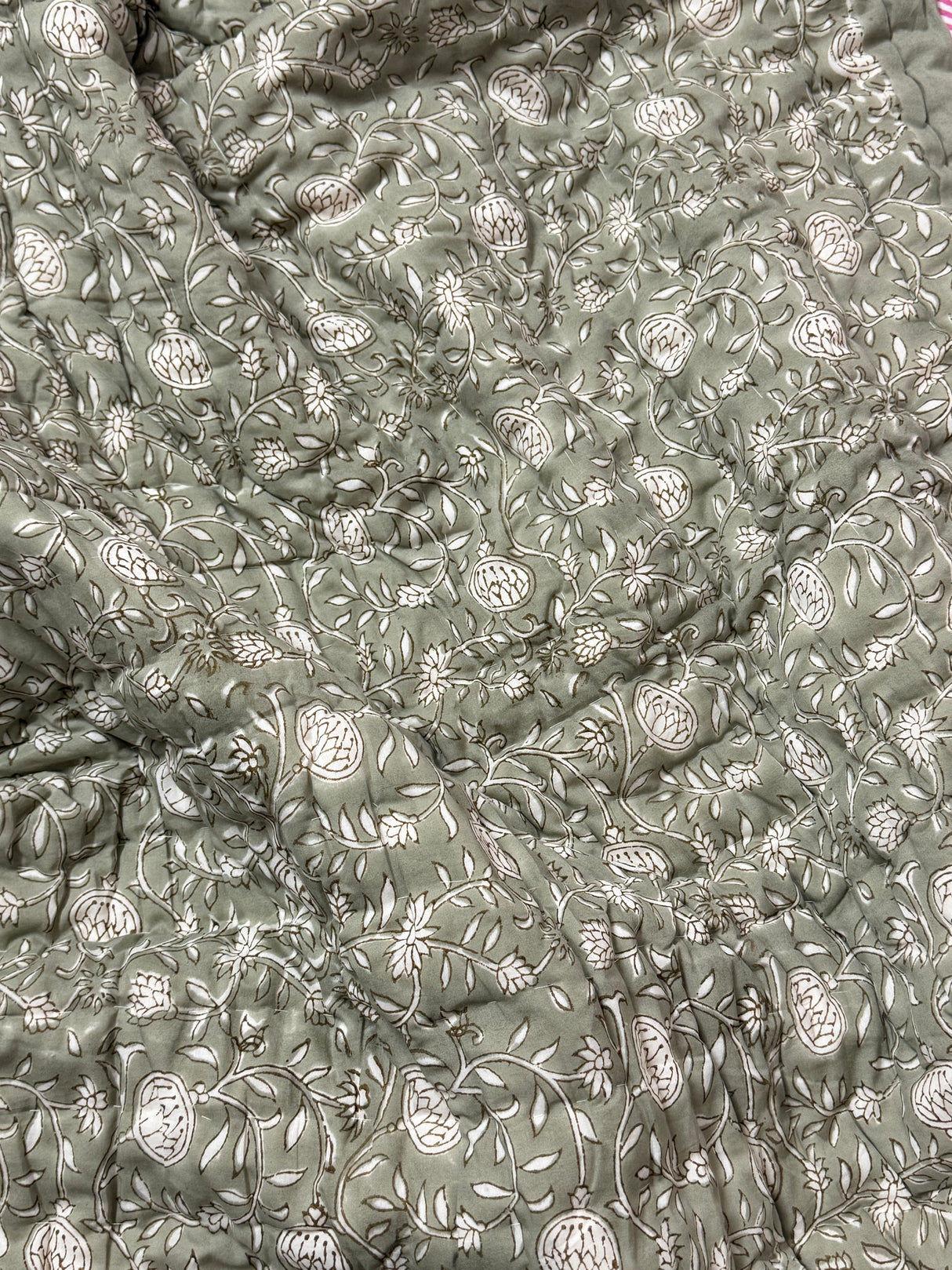 Blockprint Bedsheet & Quilt Set